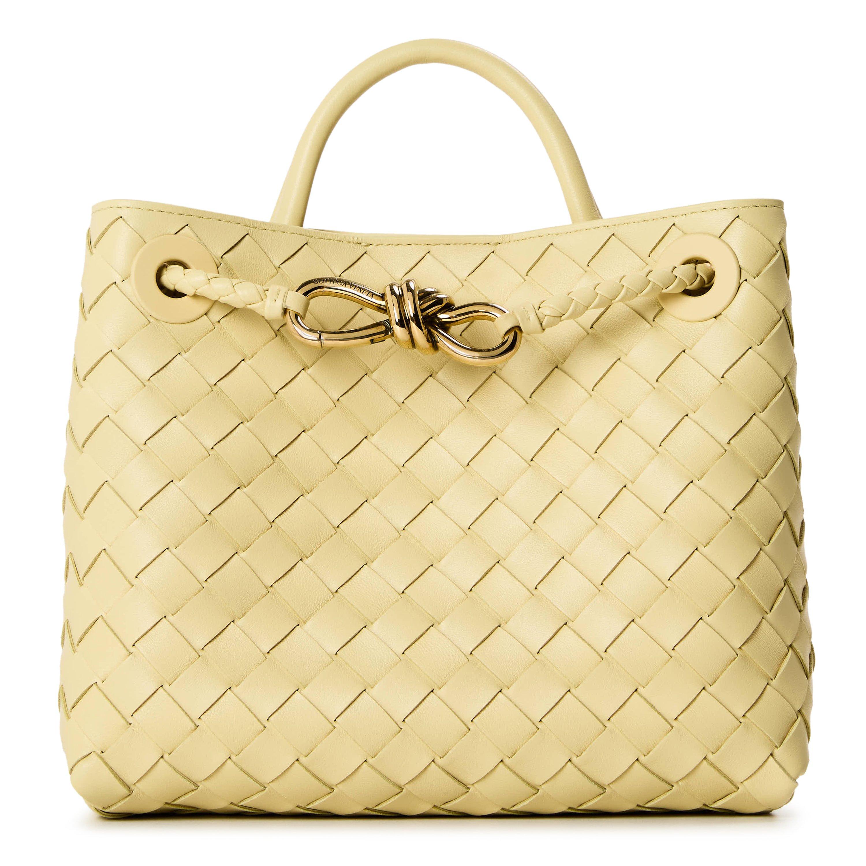Bottega Veneta Small Andiamo - Butter Yellow