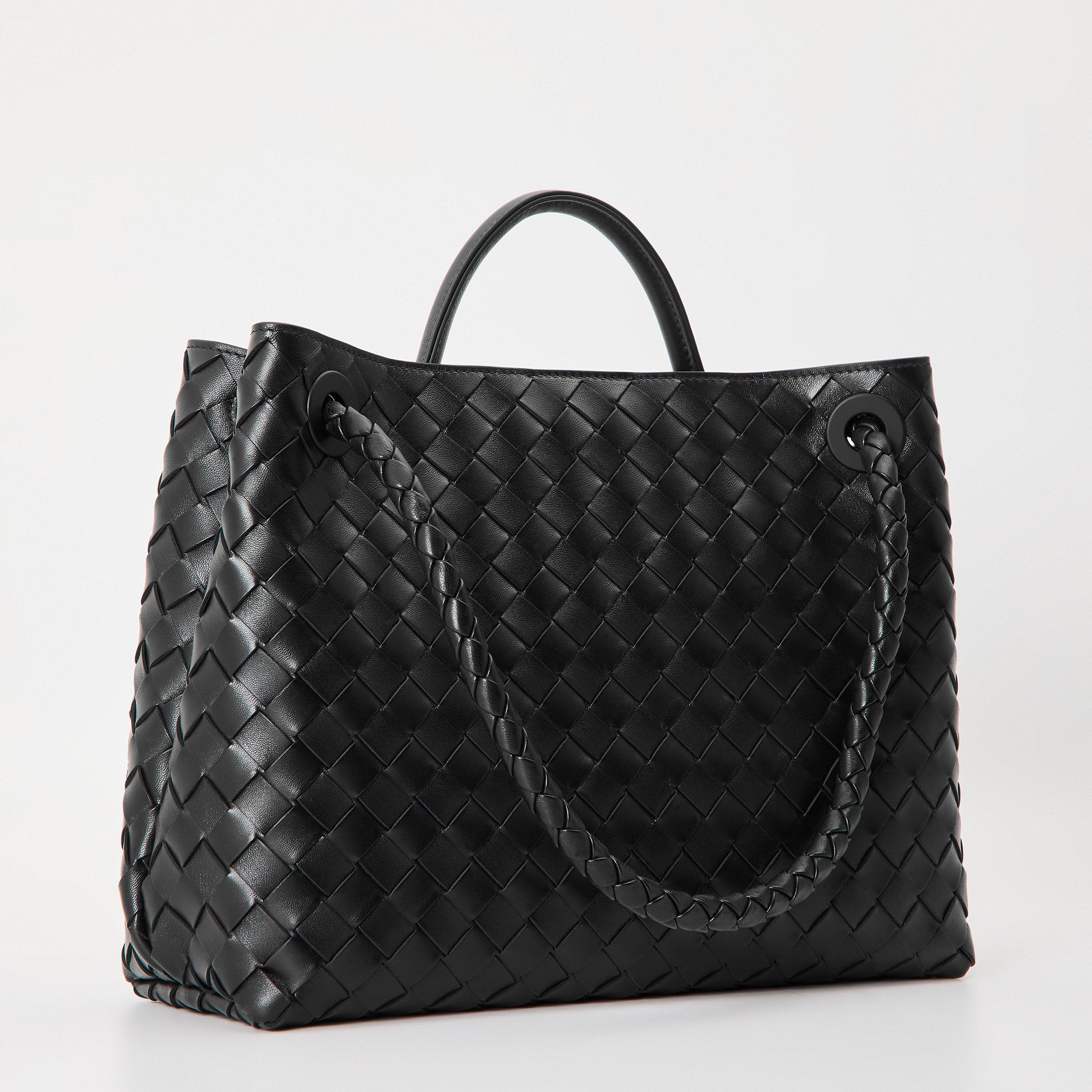 Black/Brass - Bottega Veneta - Medium Andiamo - 2