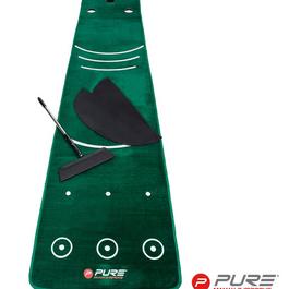 Pure2Improve Pure2Improve Putting Mat With Broom