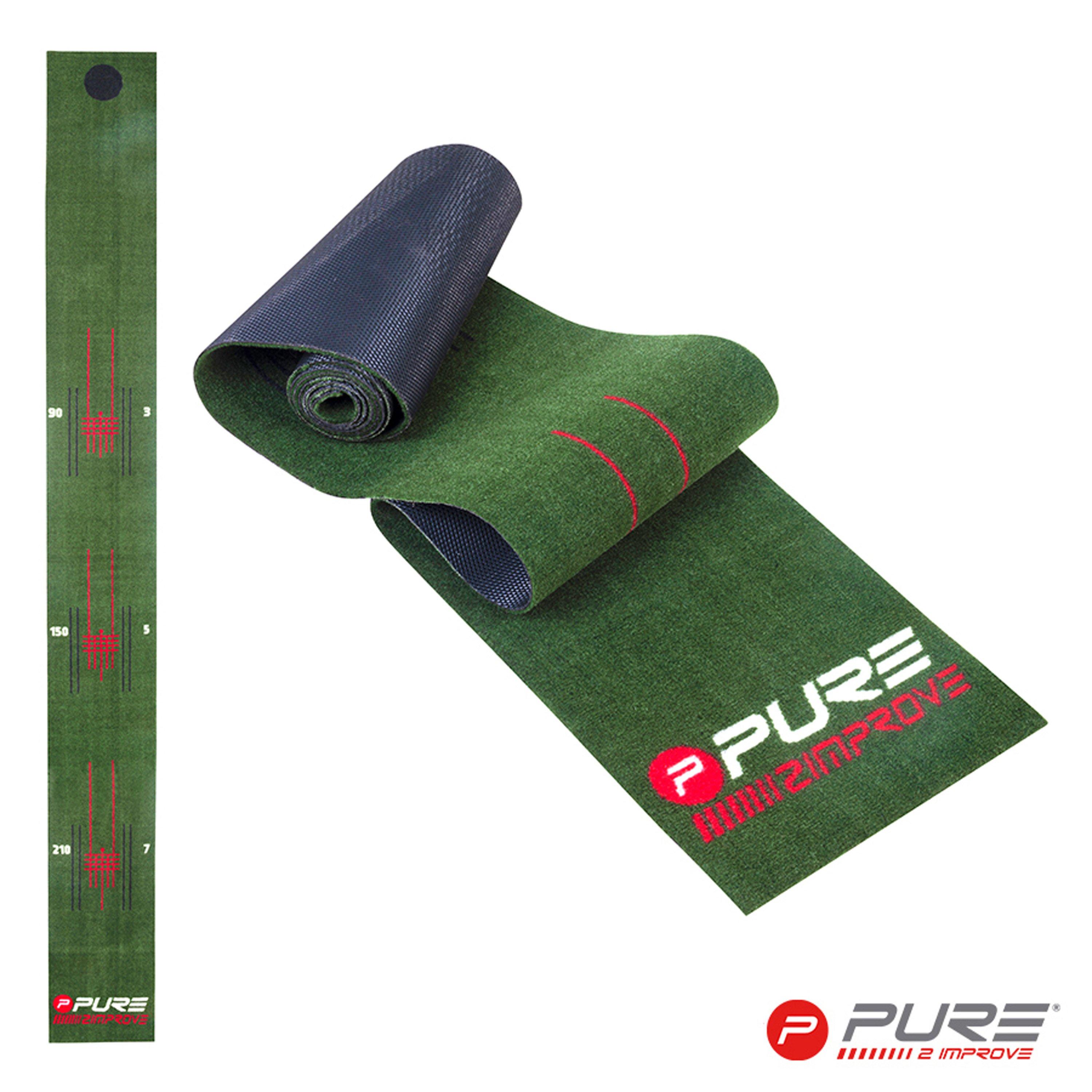 Green - Pure2Improve - Pure2Improve Perfect Stroke Golf Putting Mat - 2