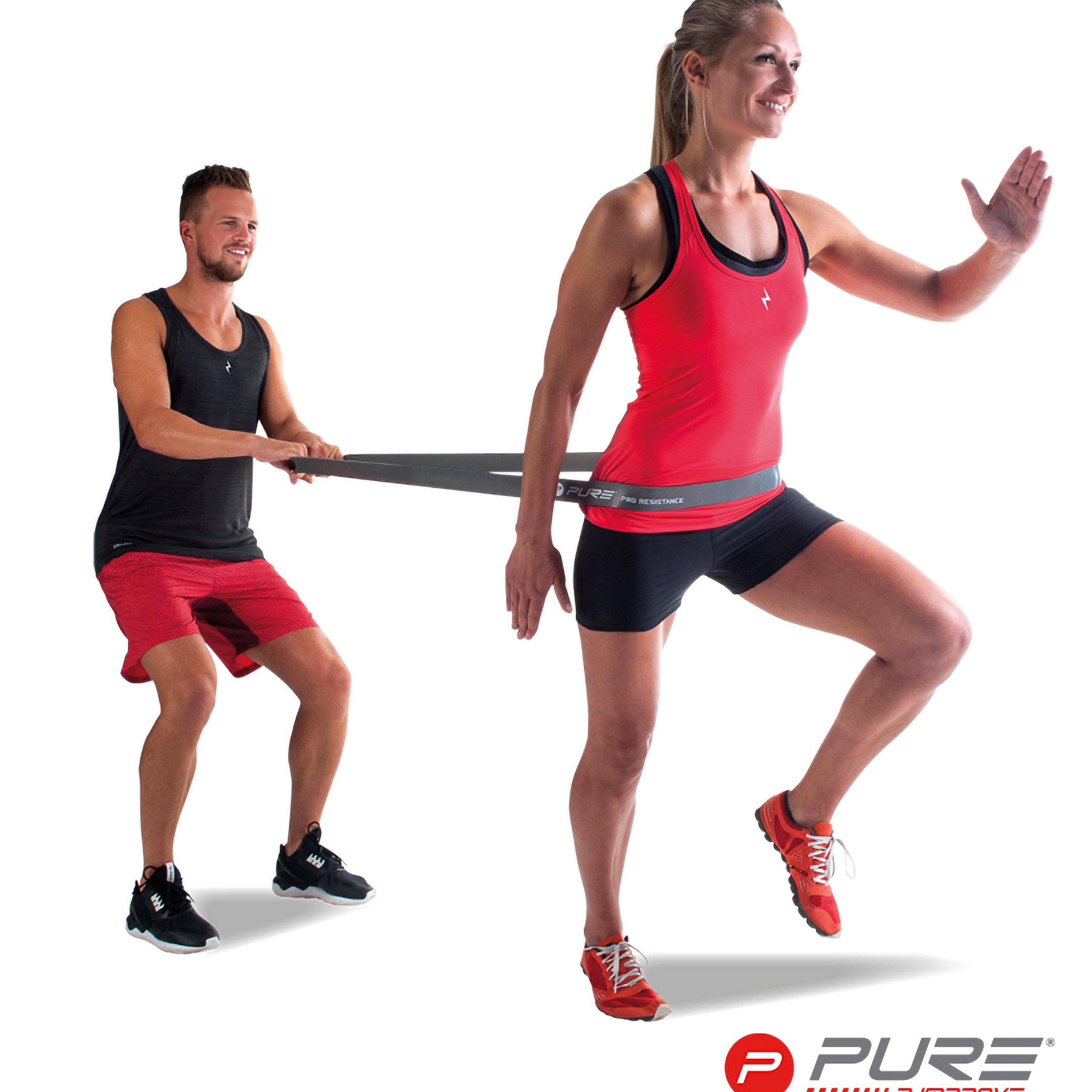 Grey - Pure2Improve - Pure2Improve Pro Resistance Band Extra Heavy - 3