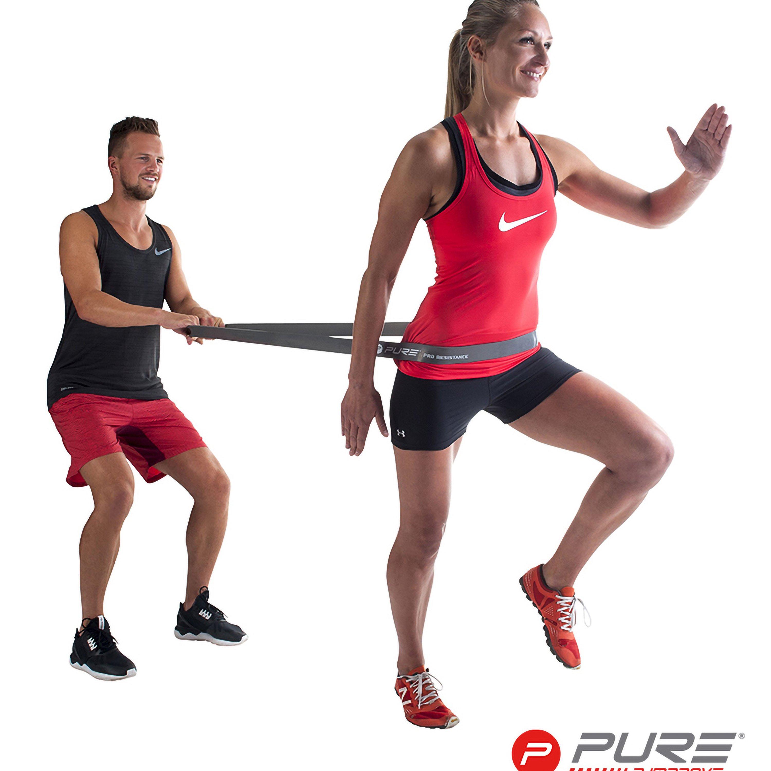 Black - Pure2Improve - Pro Resistance Band Extra Heavy - 3