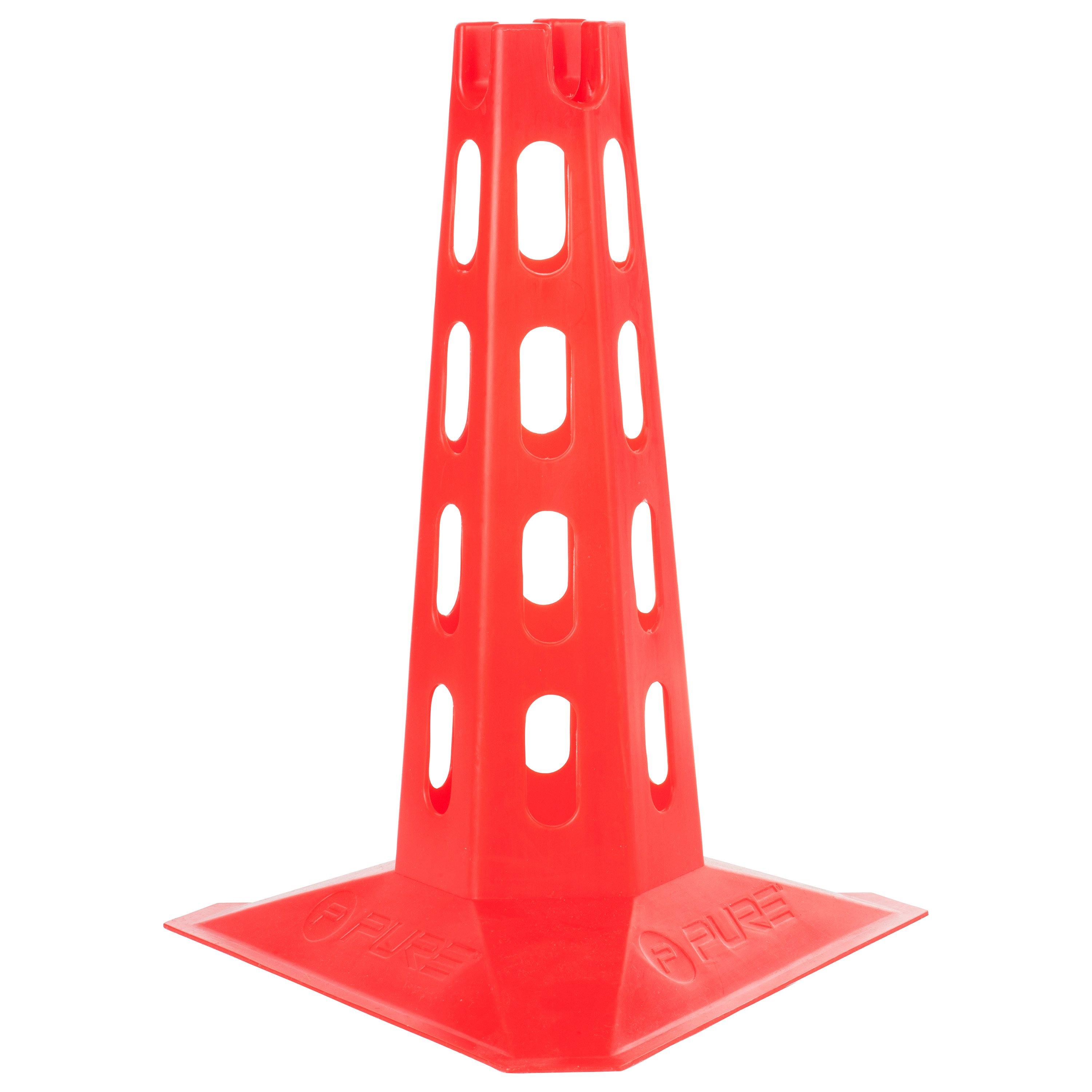 Red - Pure2Improve - Pure2Improve Agility Cones (Set Of 6) - 3