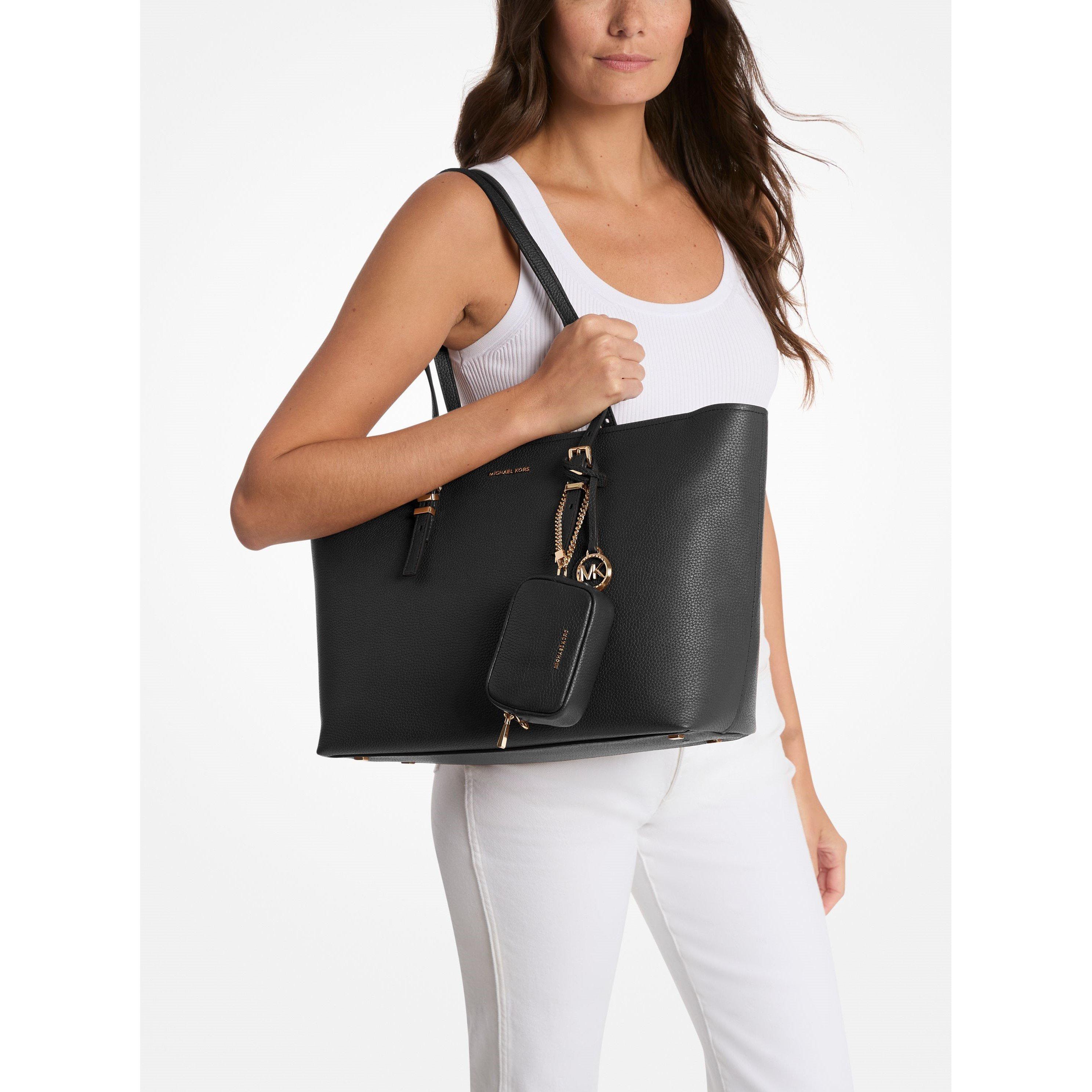 BLACK* - MICHAEL Michael Kors - Quinn Large Tote Bag - 3