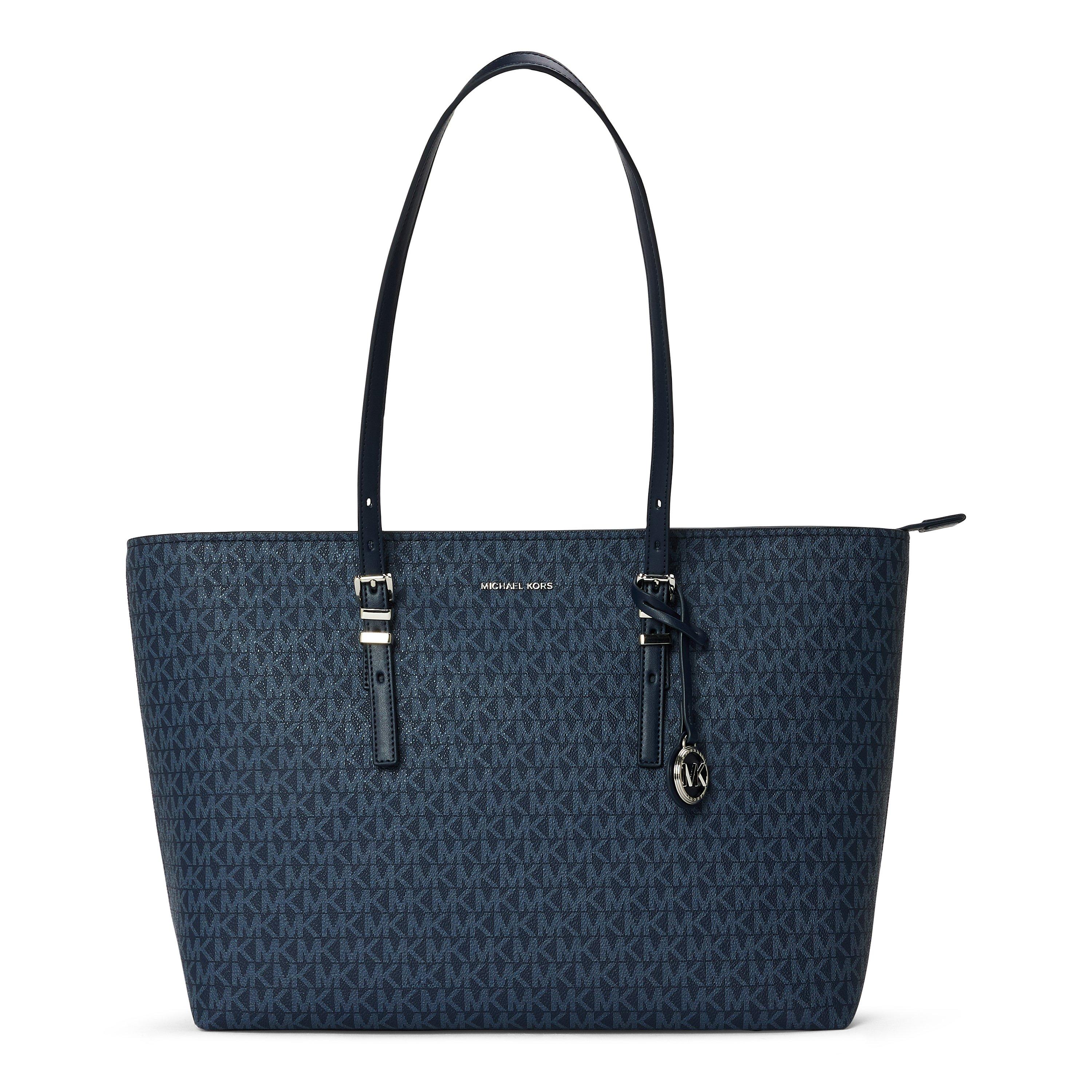 MICHAEL Michael Kors Quinn Large Tote Bag - Dress Blue
