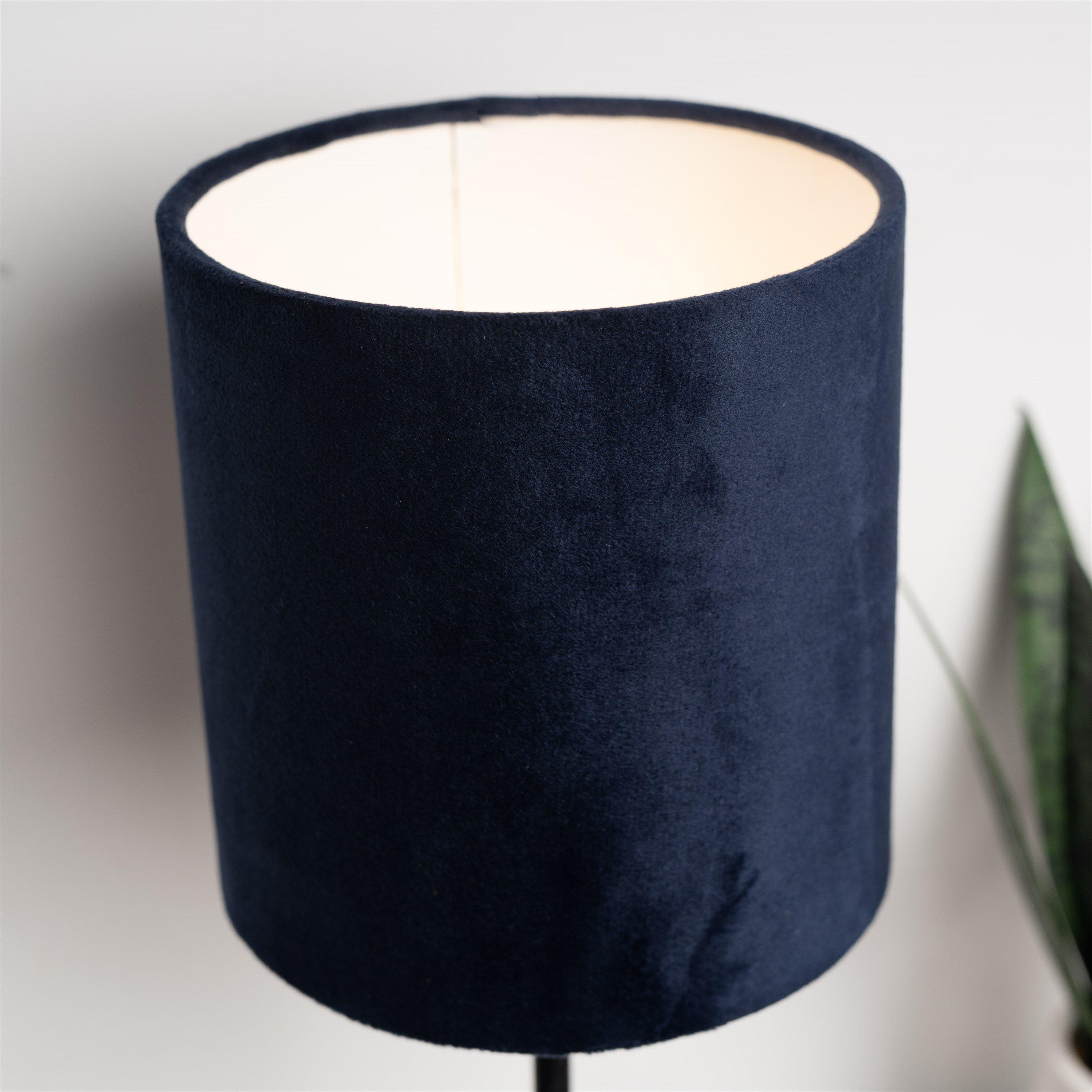 Navy - K Living - Hove Table Lamp with Navy Shade - 4
