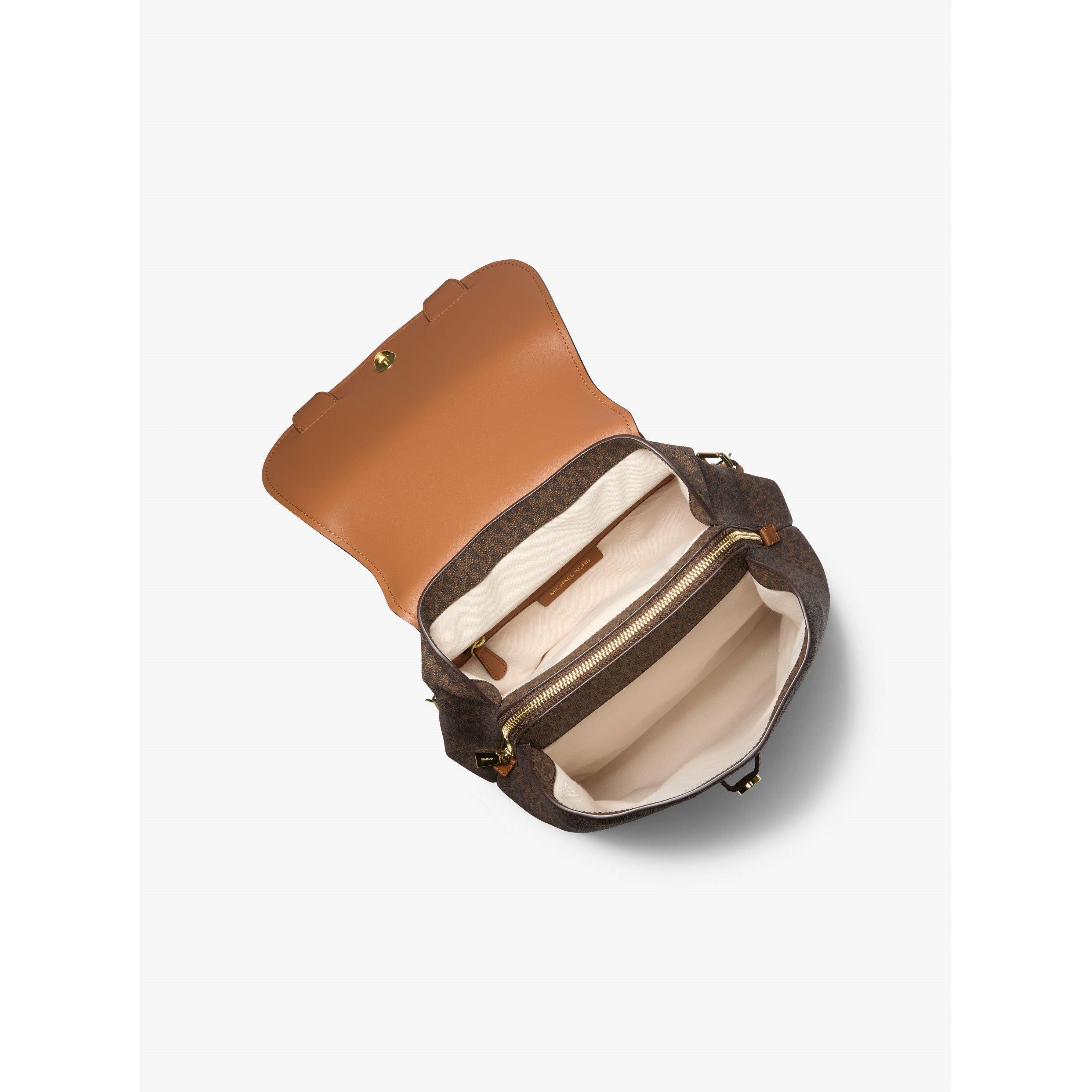 BRN/ACORN - MICHAEL Michael Kors - Women's MMK Quinn Backpacks - 2