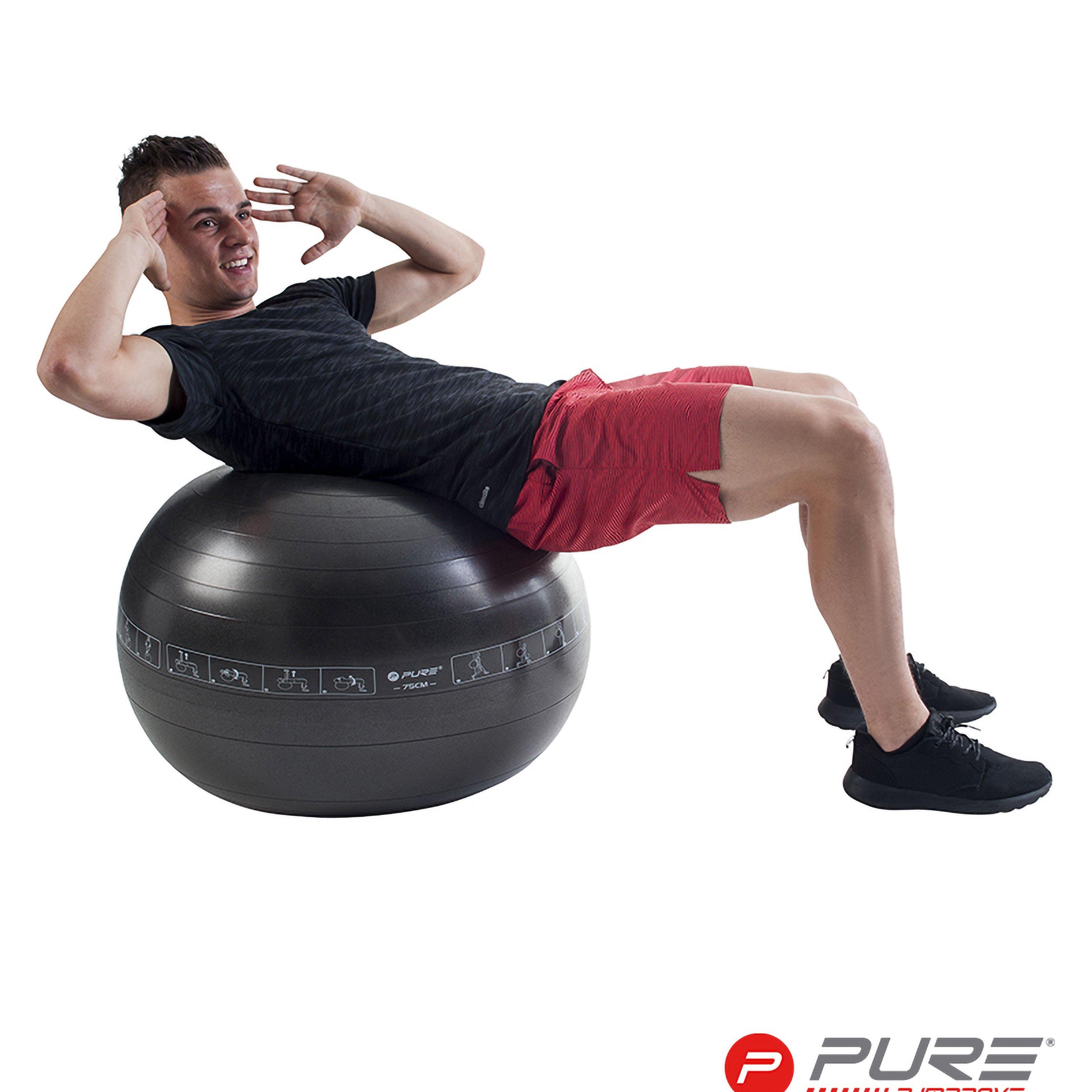 Black - Pure2Improve - Pure2Improve Gym Ball - 3