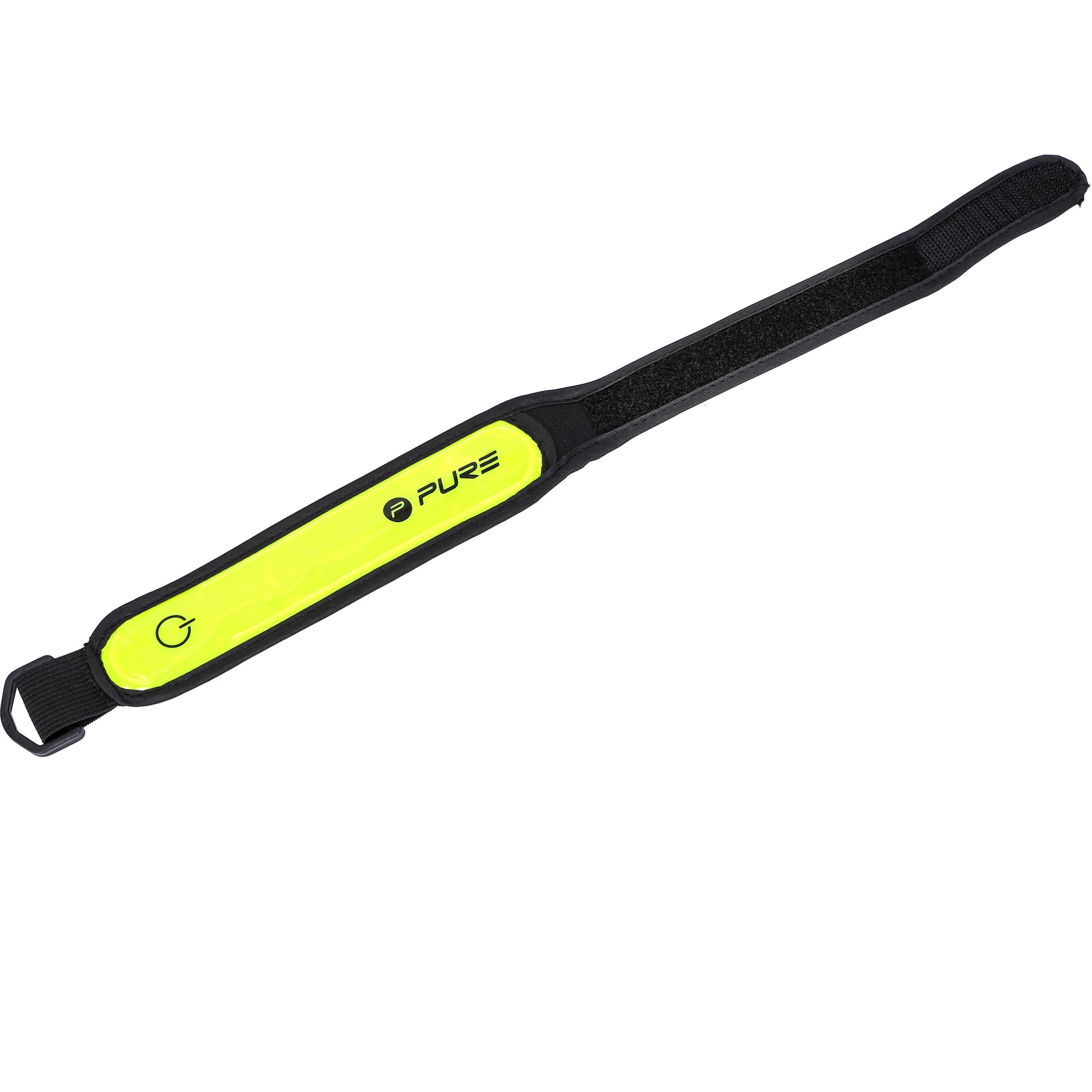 Clear/Red - Pure2Improve - Pure2Improve Reflective Led Armband - 1