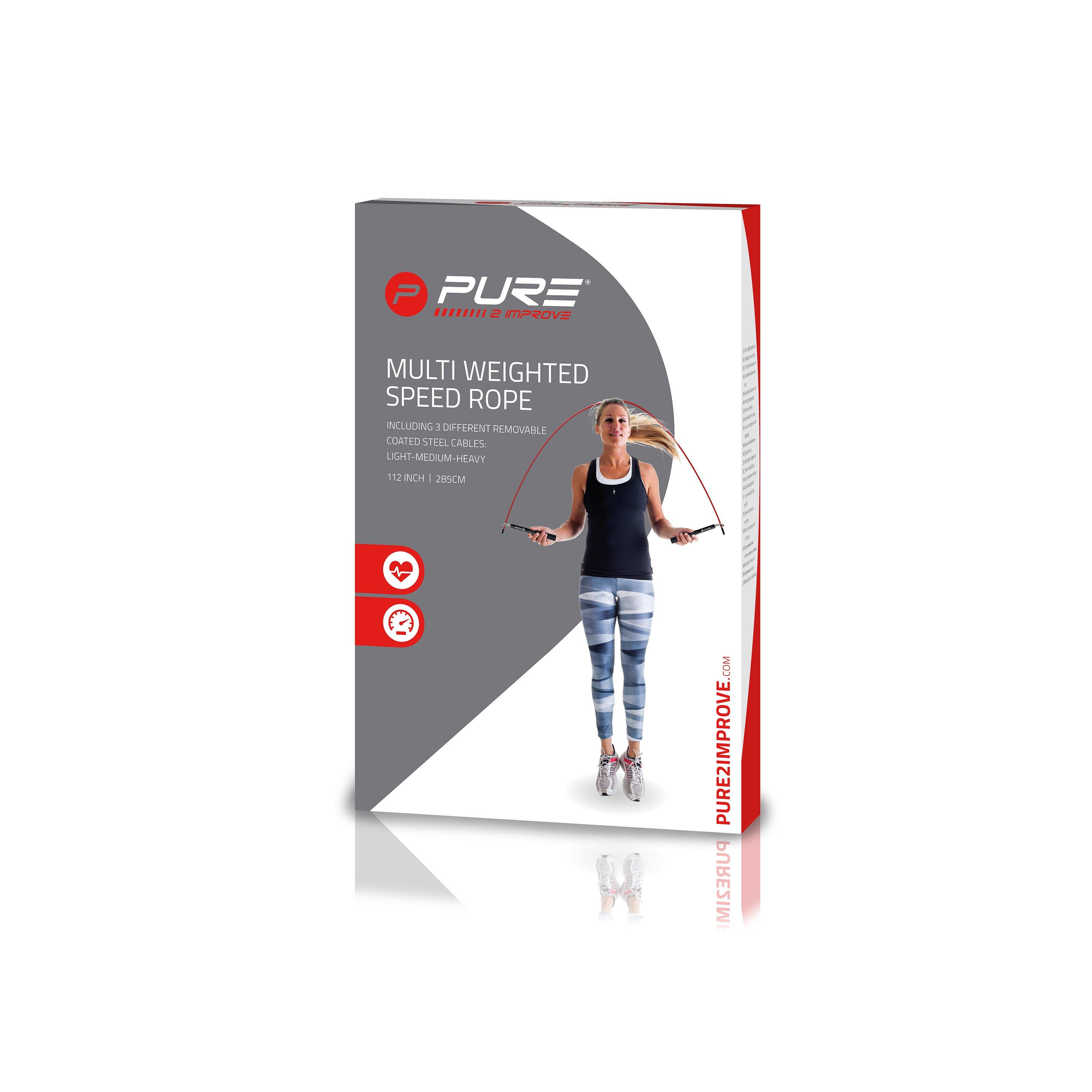 Multi - Pure2Improve - Pure2Improve Weighted Jumprope - 3 Removable Ropes - 2