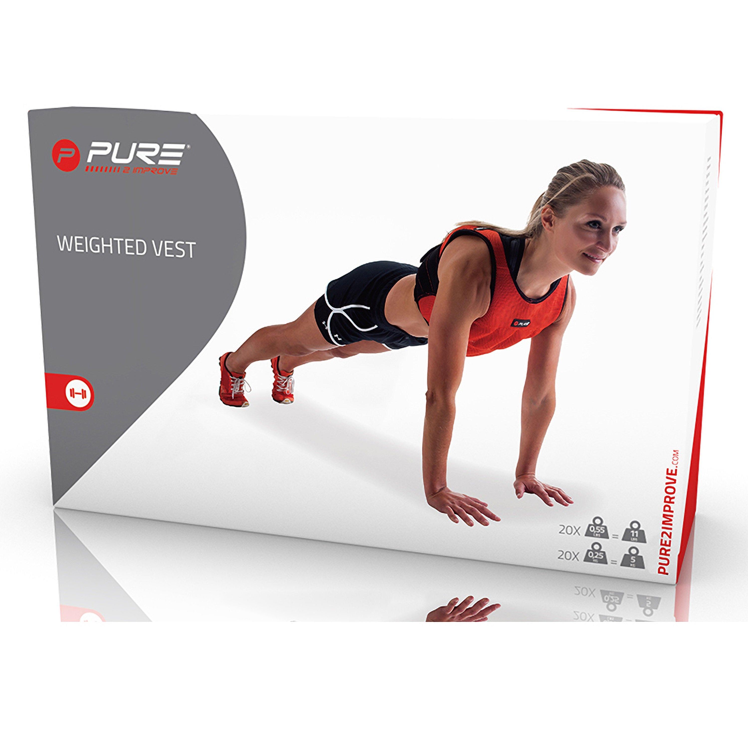 Red/Black - Pure2Improve - Pure2Improve Weighted Vest - 2