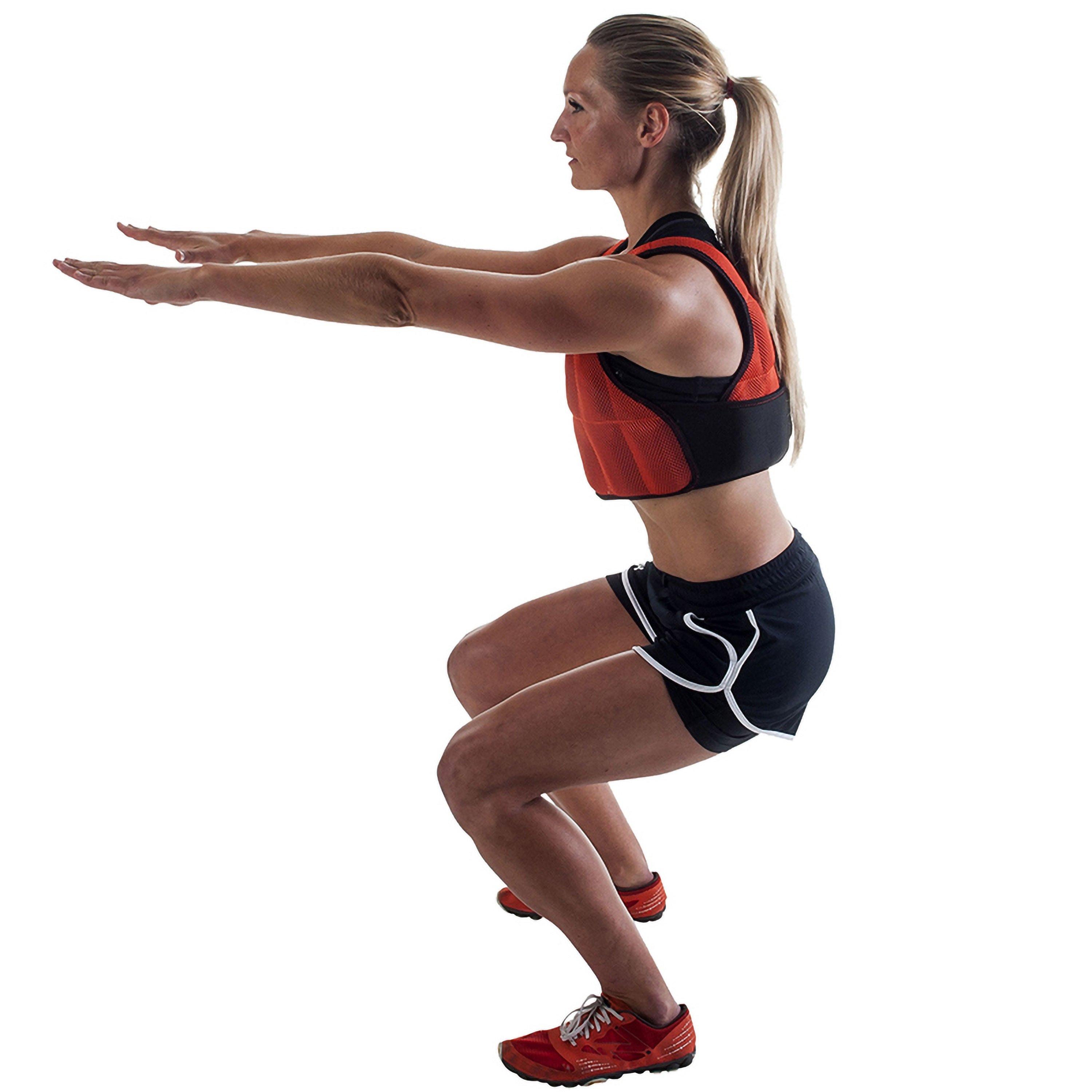 Red/Black - Pure2Improve - Pure2Improve Weighted Vest - 3