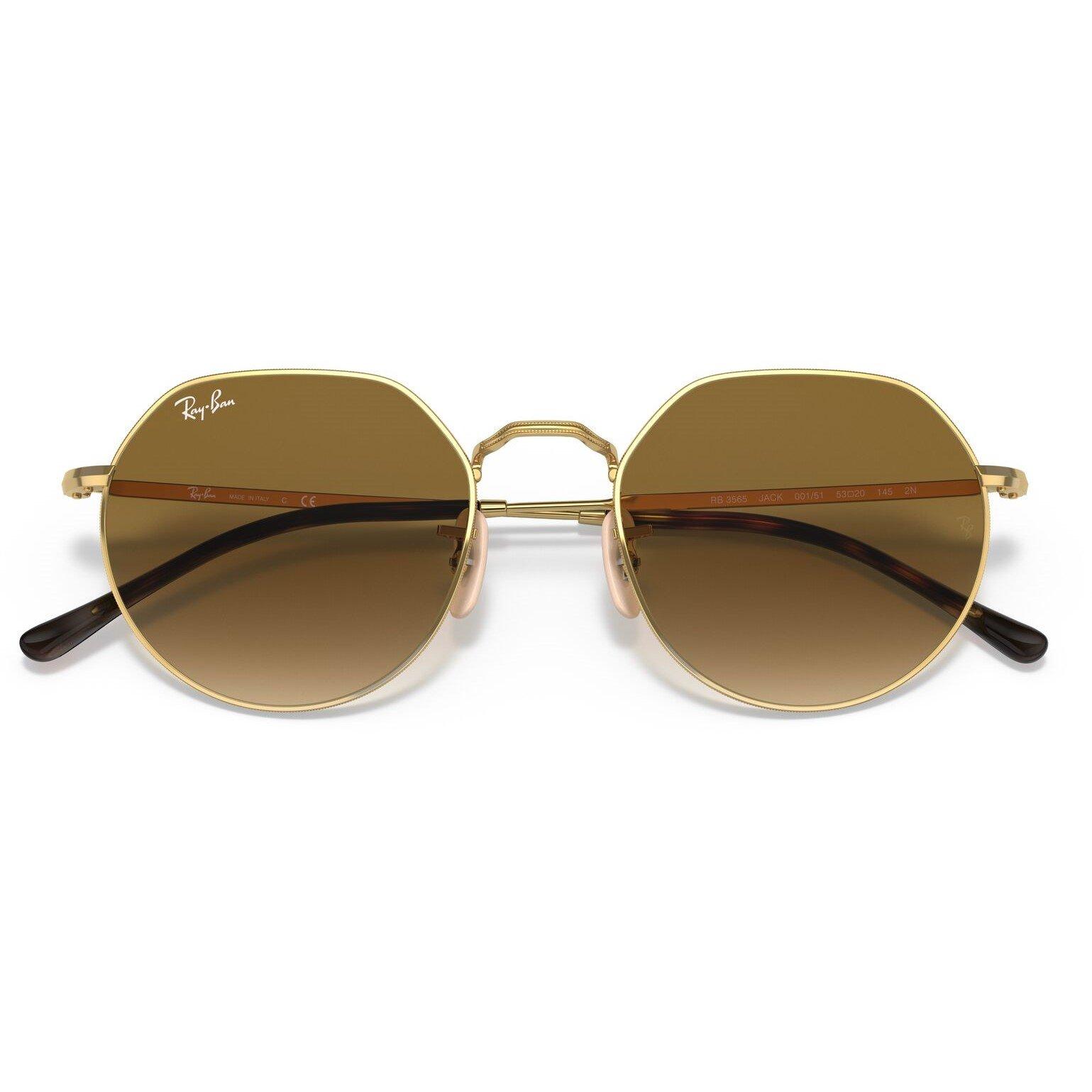 Arista - Ray-Ban - Gold Hexagon Sunglasses - 6