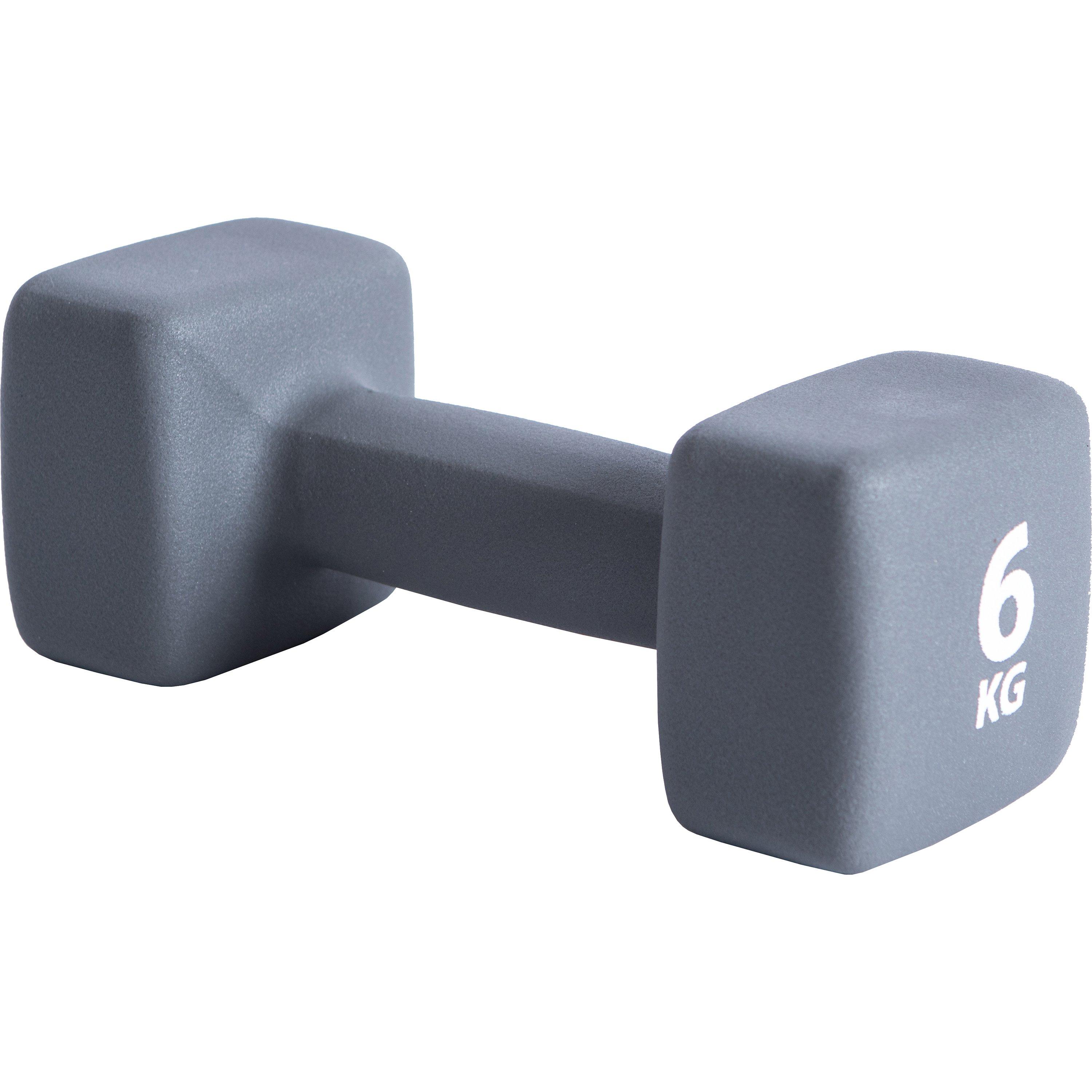 Grey - Pure2Improve - Neoprene Coated Dumbbells