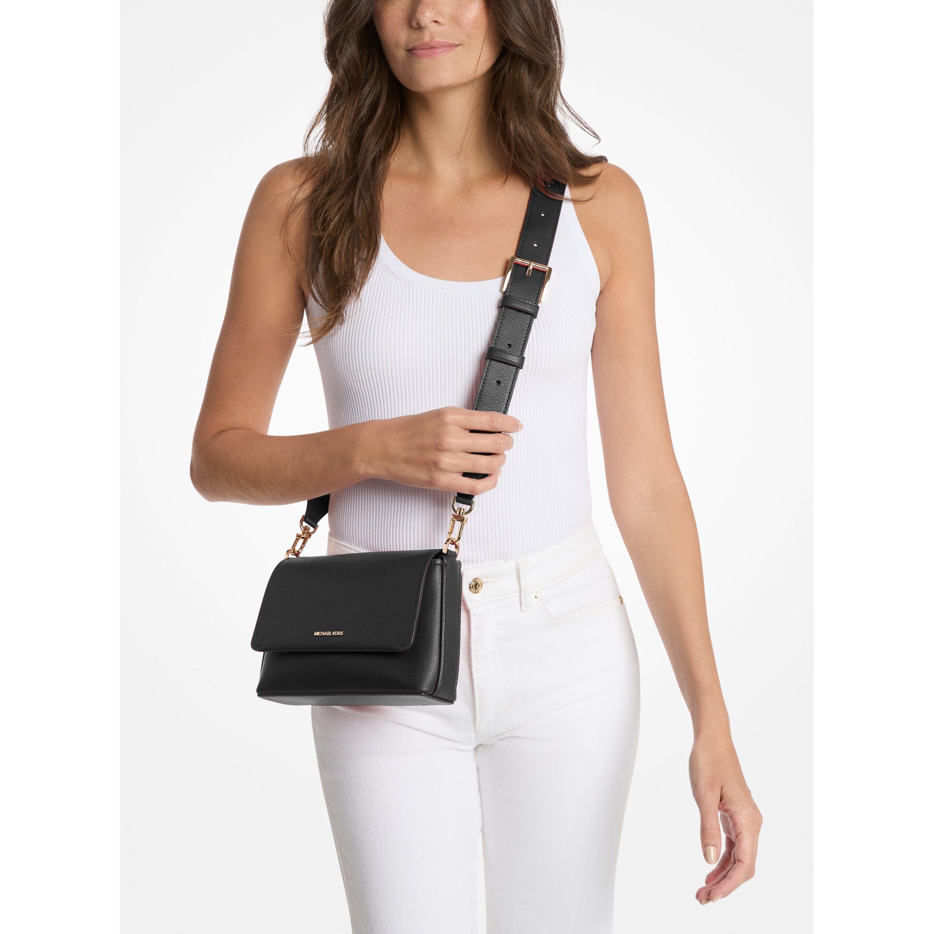 BLACK - MICHAEL Michael Kors - Women's MMK Nessa Cross Body Bags - 3