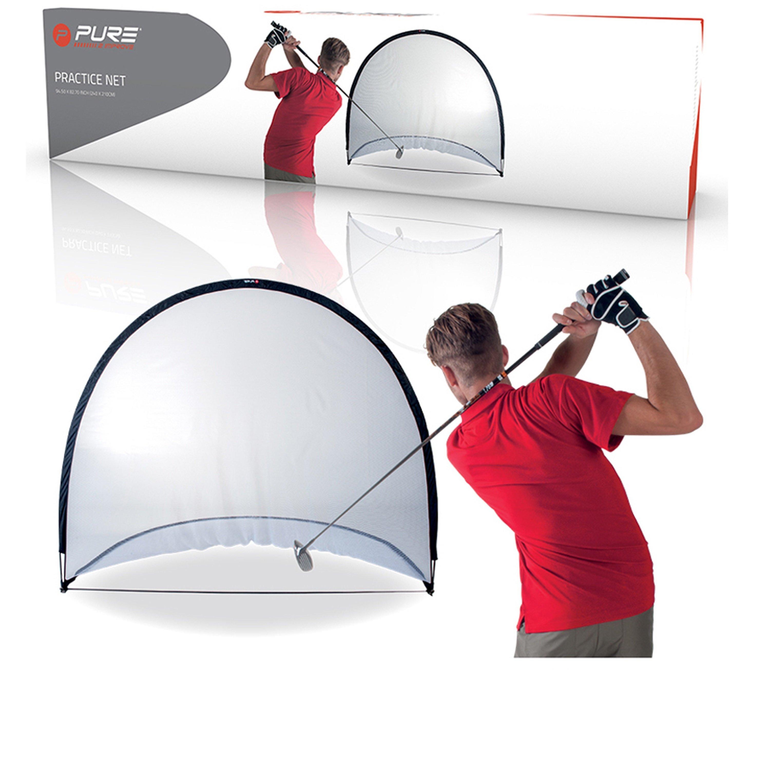 Black - Pure2Improve - Pure2Improve Golf Practice Net - 4