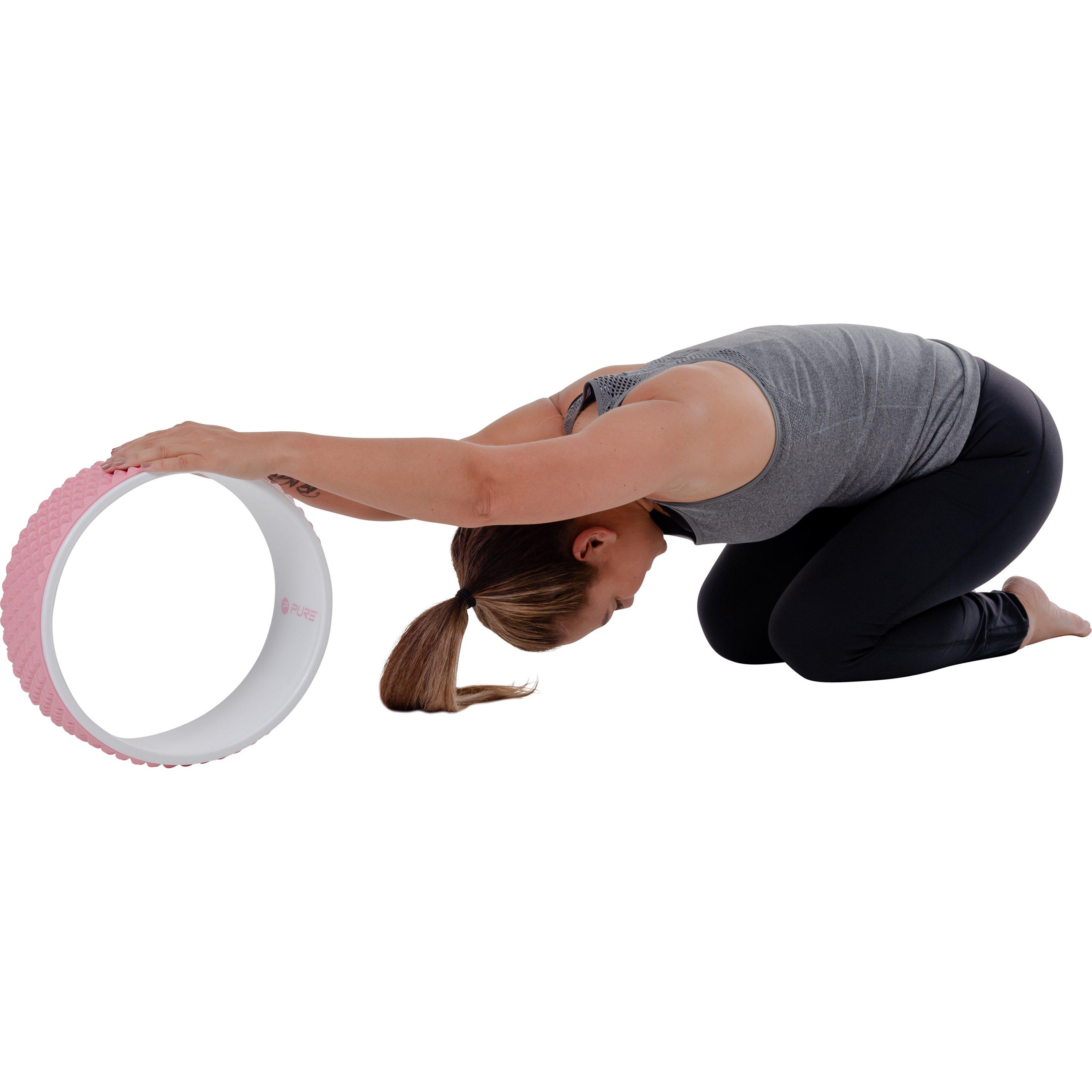 Pink/White - Pure2Improve - Pure2Improve Yoga Wheel - 2