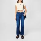Mode Blk - Calvin Klein Jeans - cold-shoulder graphic print dress - 2