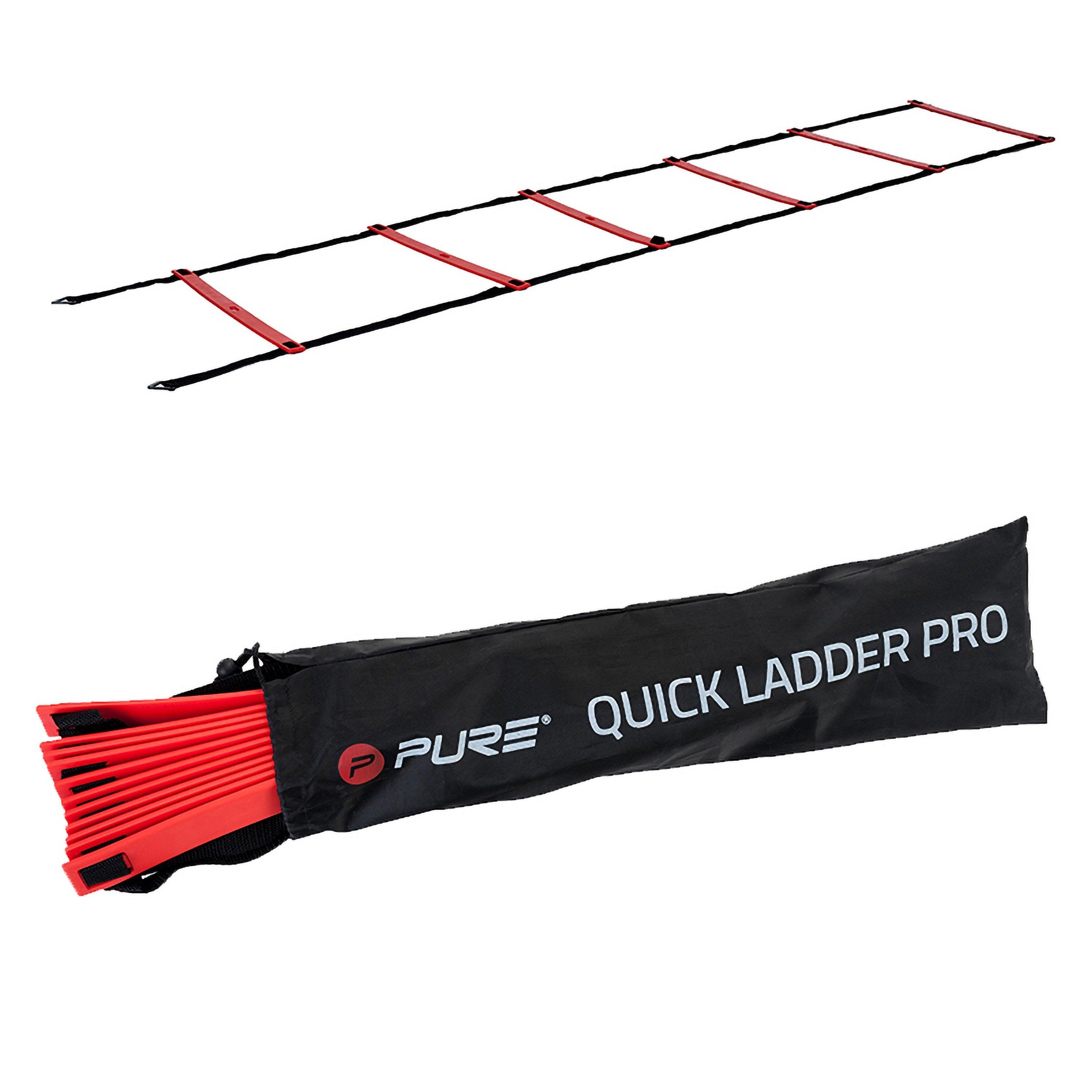 Black/Red - Pure2Improve - Pure2Improve Agility Ladder Pro - 1