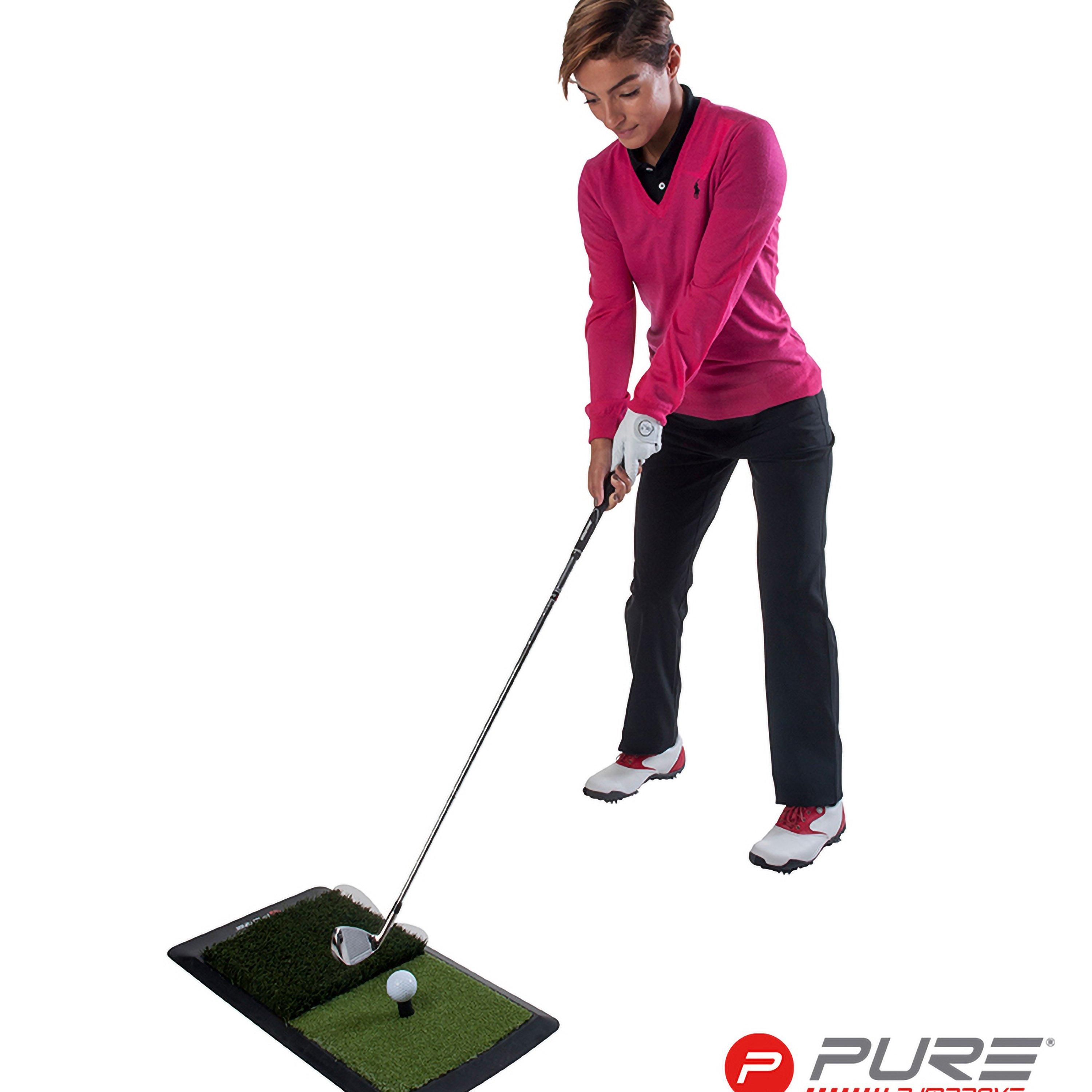 Green/Black - Pure2Improve - Pure2Improve Hitting Mat - 2