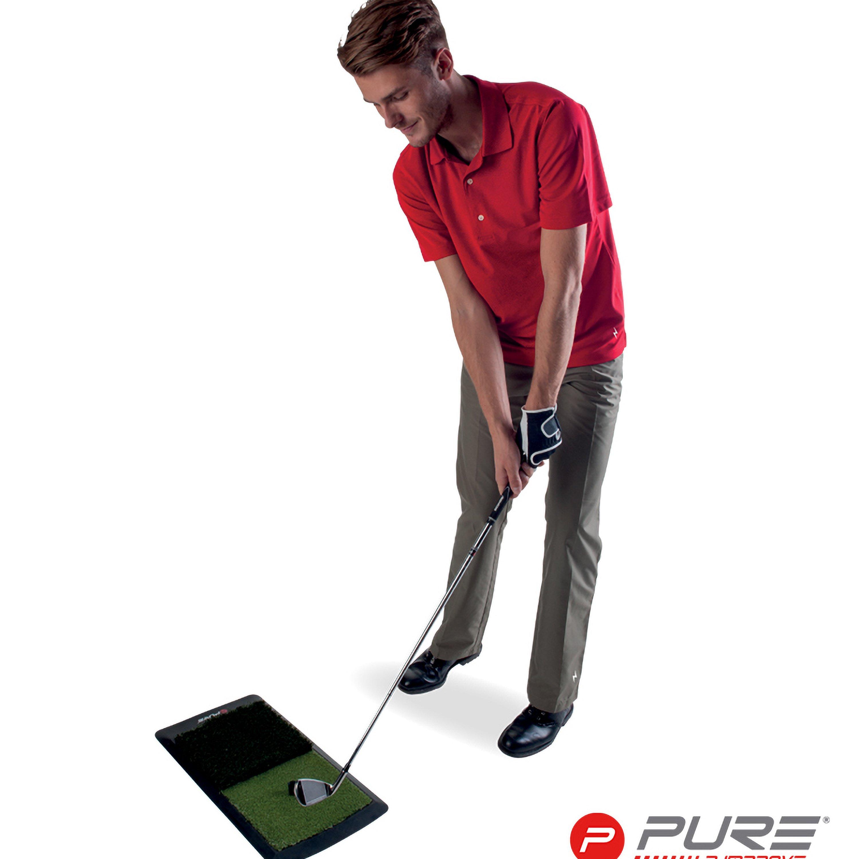 Green/Black - Pure2Improve - Pure2Improve Hitting Mat - 3