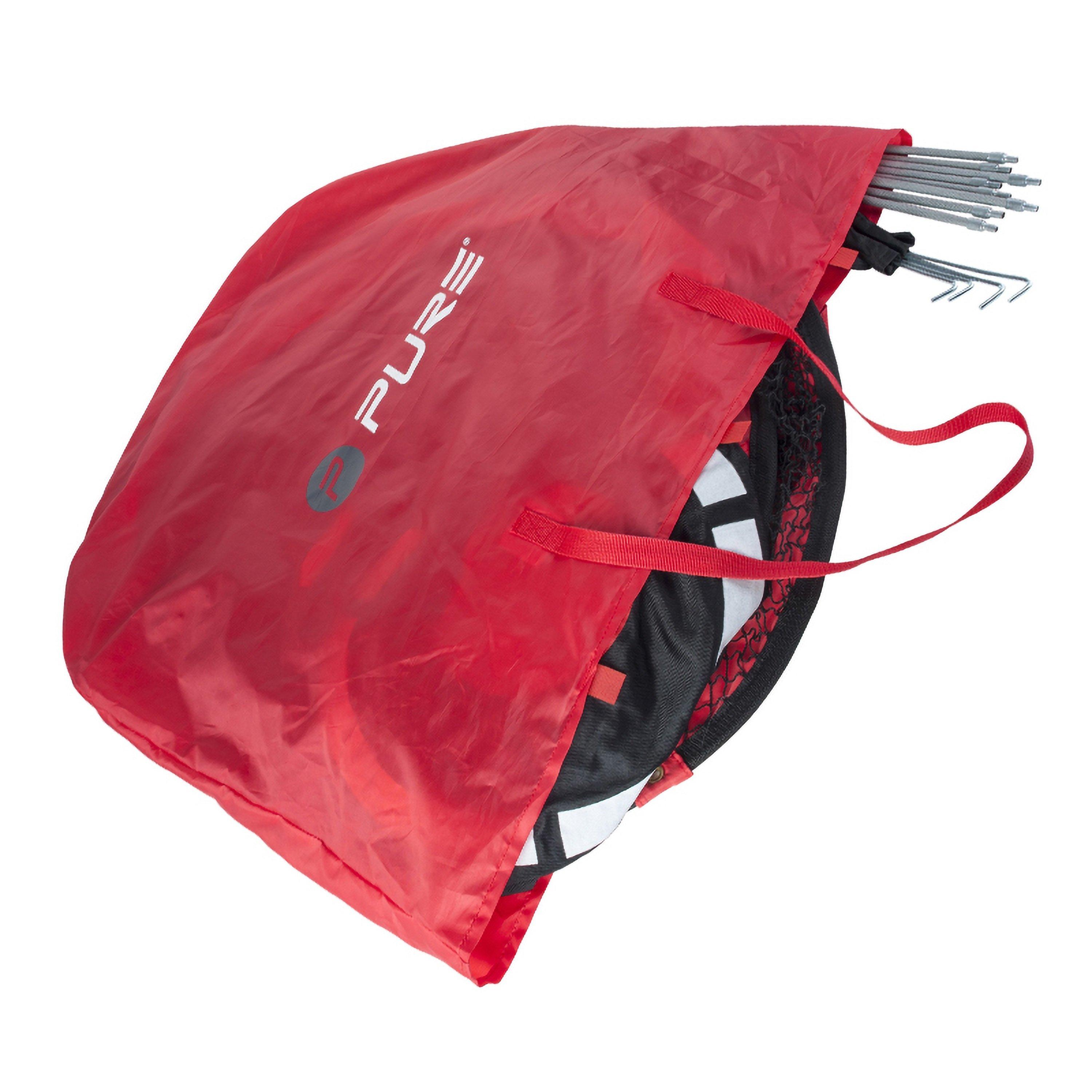 Red/Black - Pure2Improve - Pure2Improve Golf Triangular Practice Net - 3