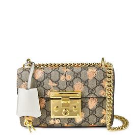 Gucci Small Padlock Berry Shoulder Bag