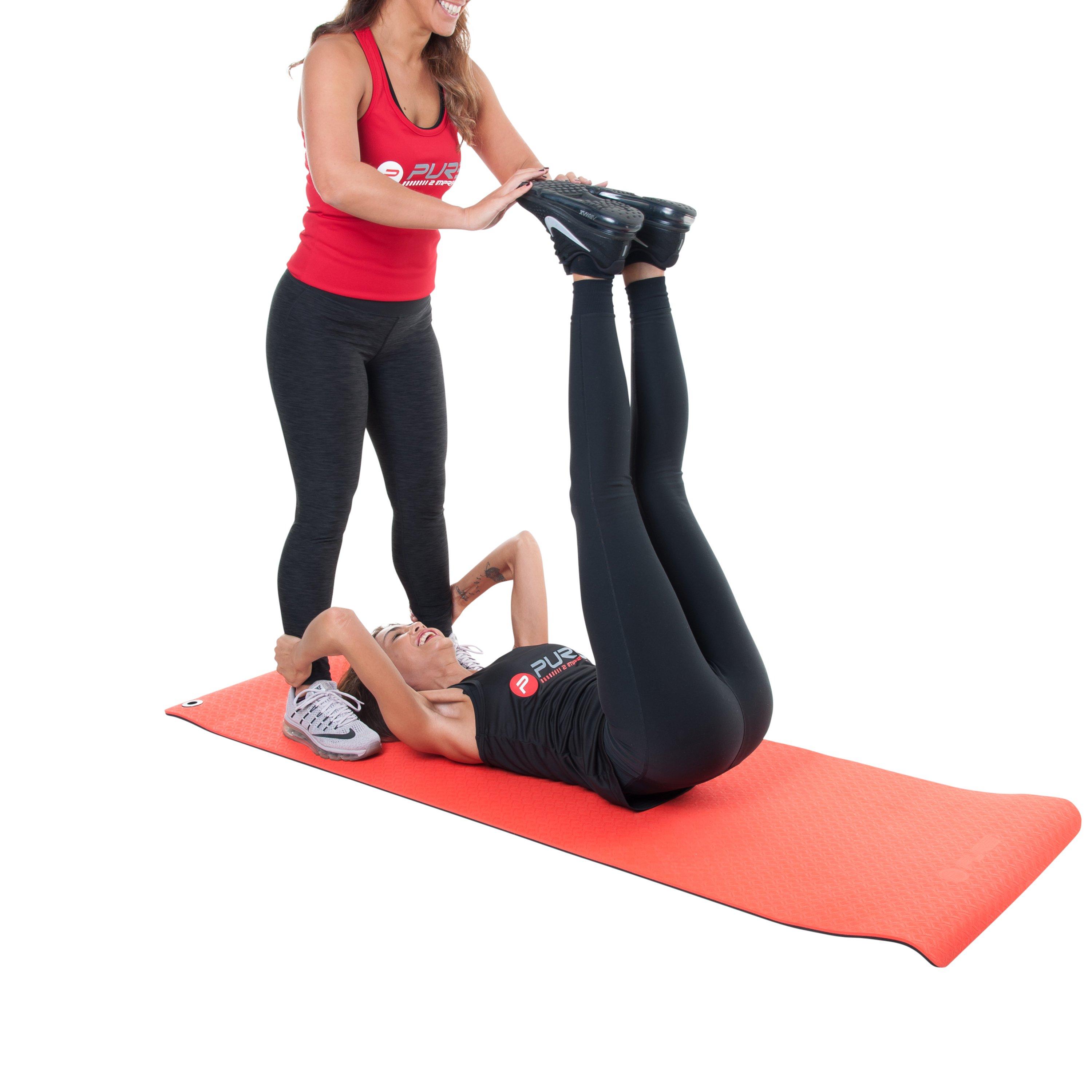 Red - Pure2Improve - Pure2Improve TPE Fitness Mat Pro - 3