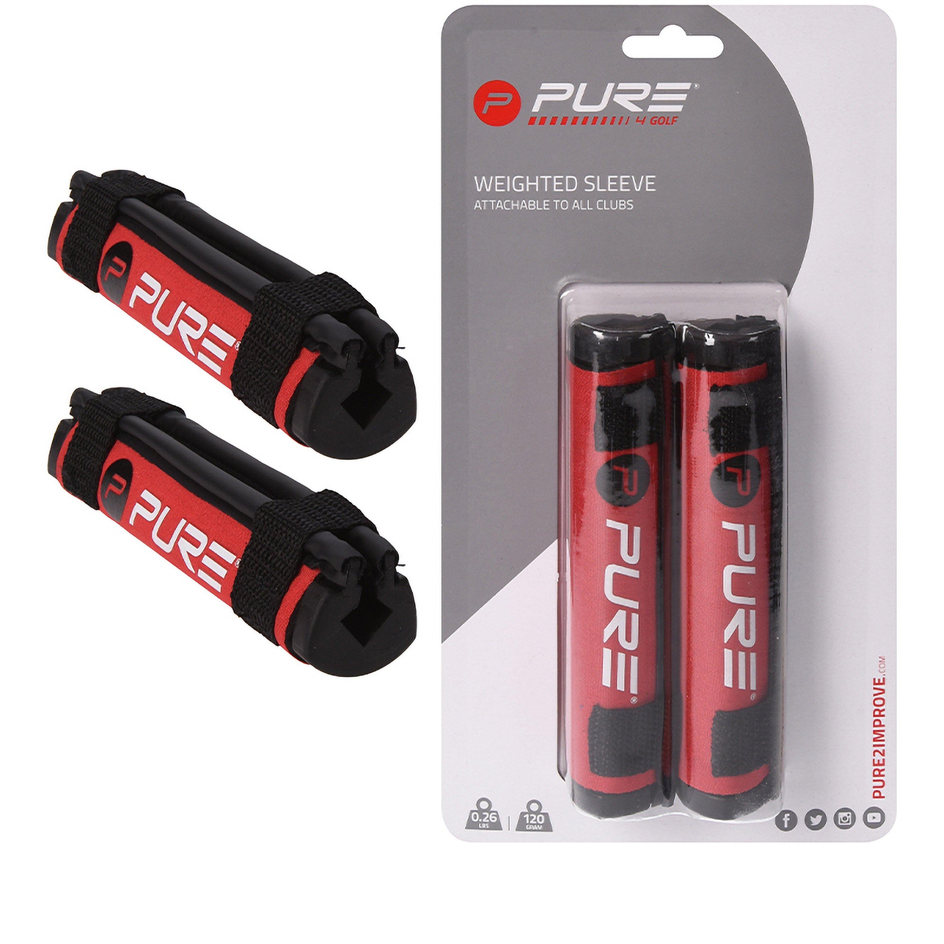 Pure2improve  Golf Speed Weights - Red/Black