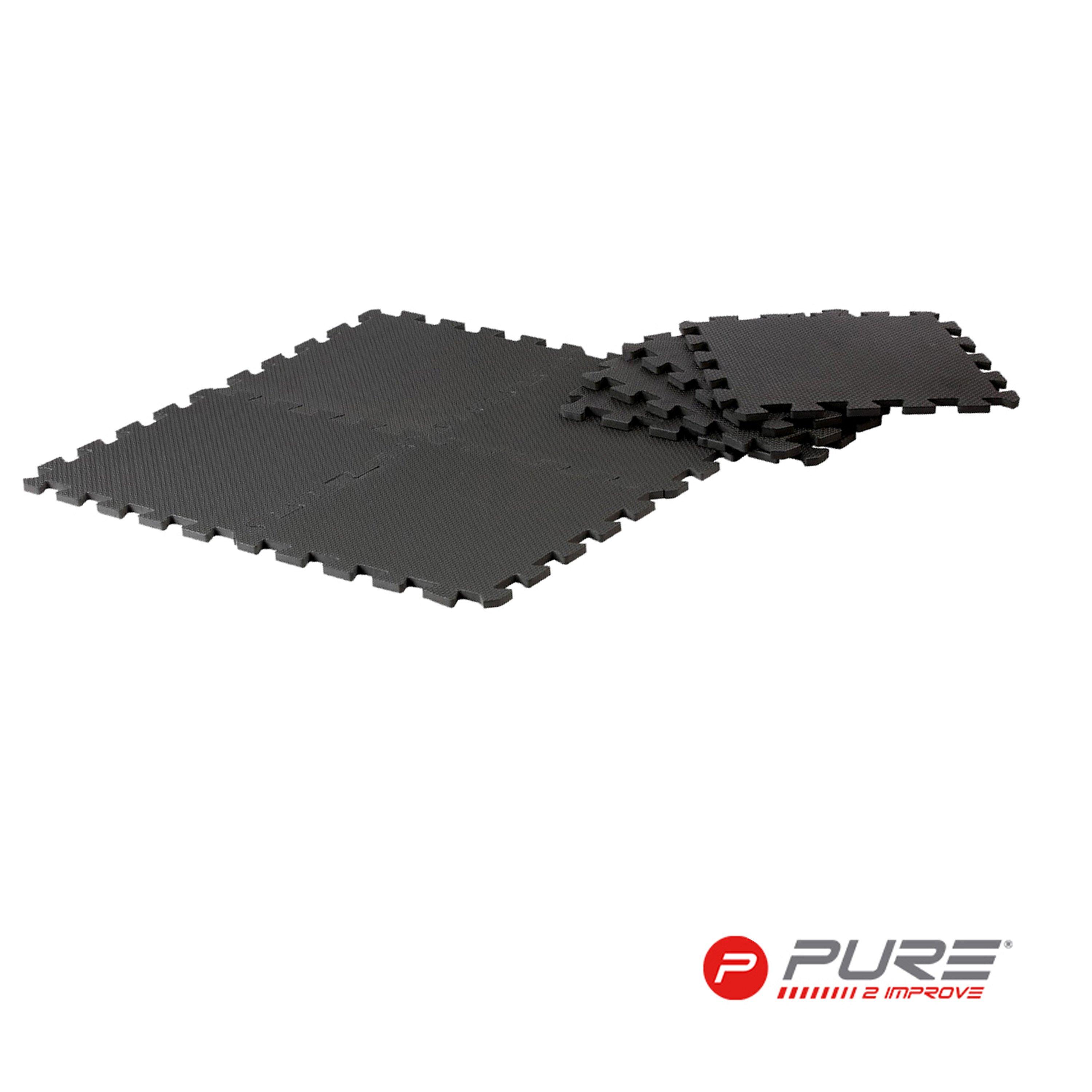 Pure2improve  Pe Puzzle Mat - Black