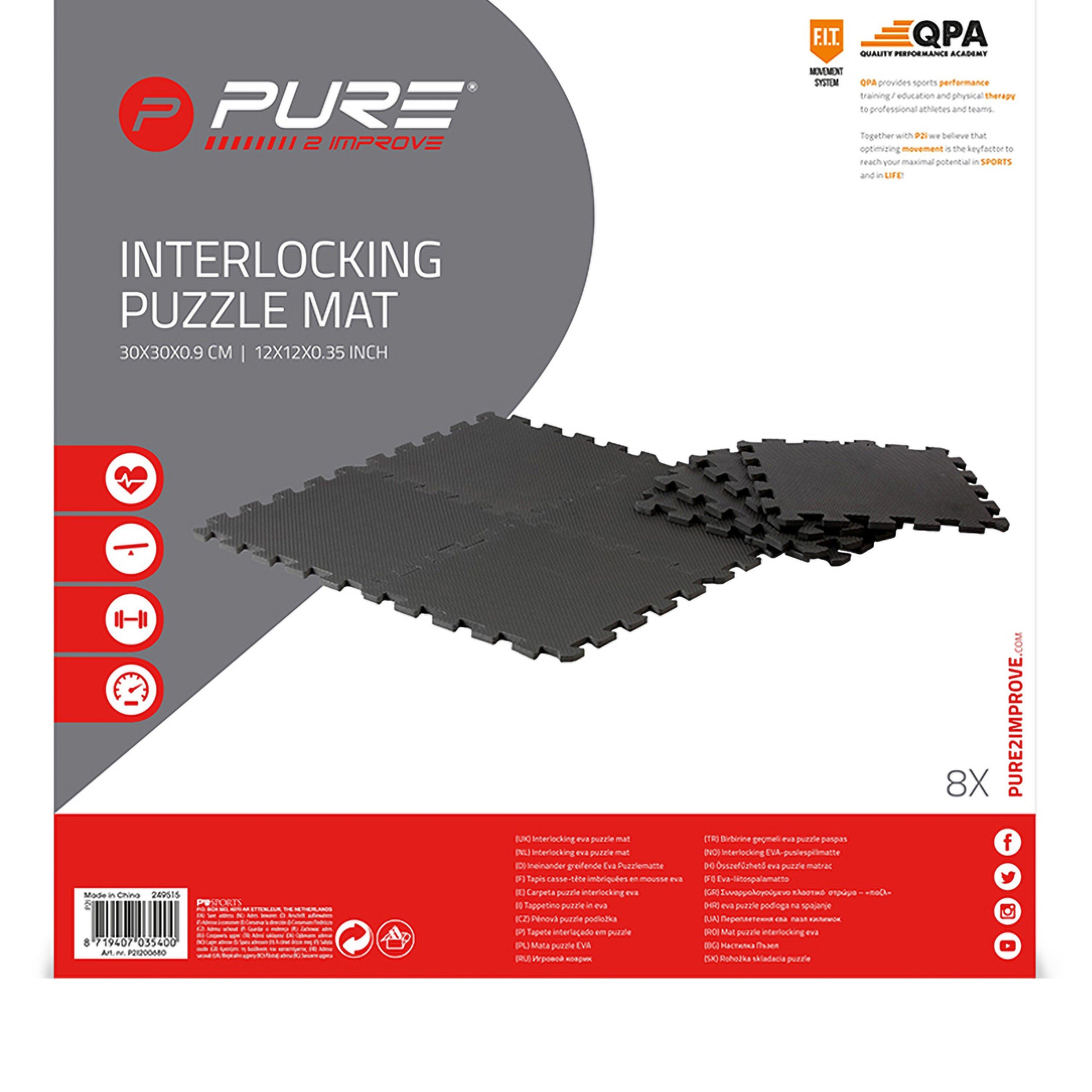 Black - Pure2Improve - Pure2Improve PE Puzzle Mat - 2