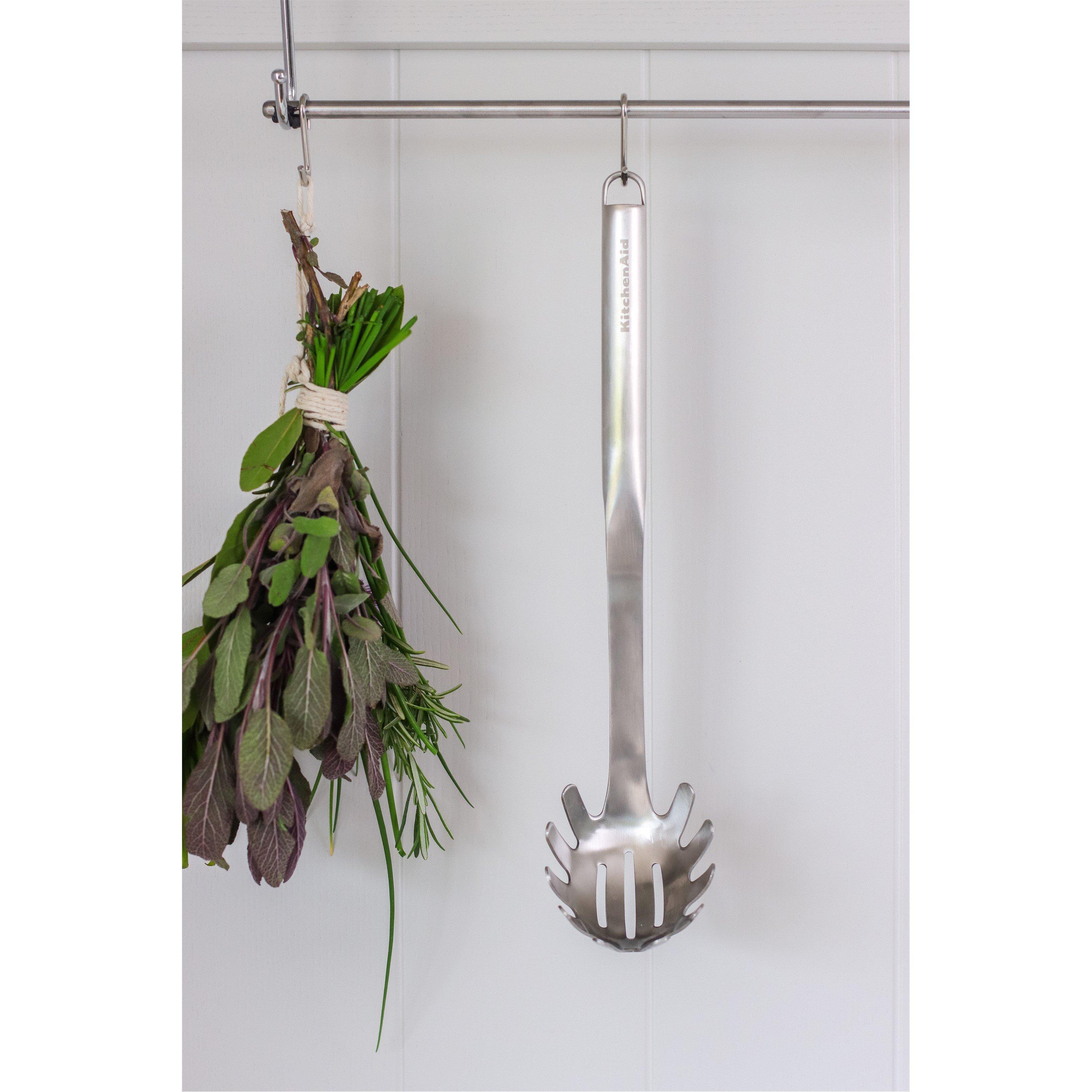 Silver - KitchenAid - KitchenAid Premium Stainless Steel Pasta Fork - 2