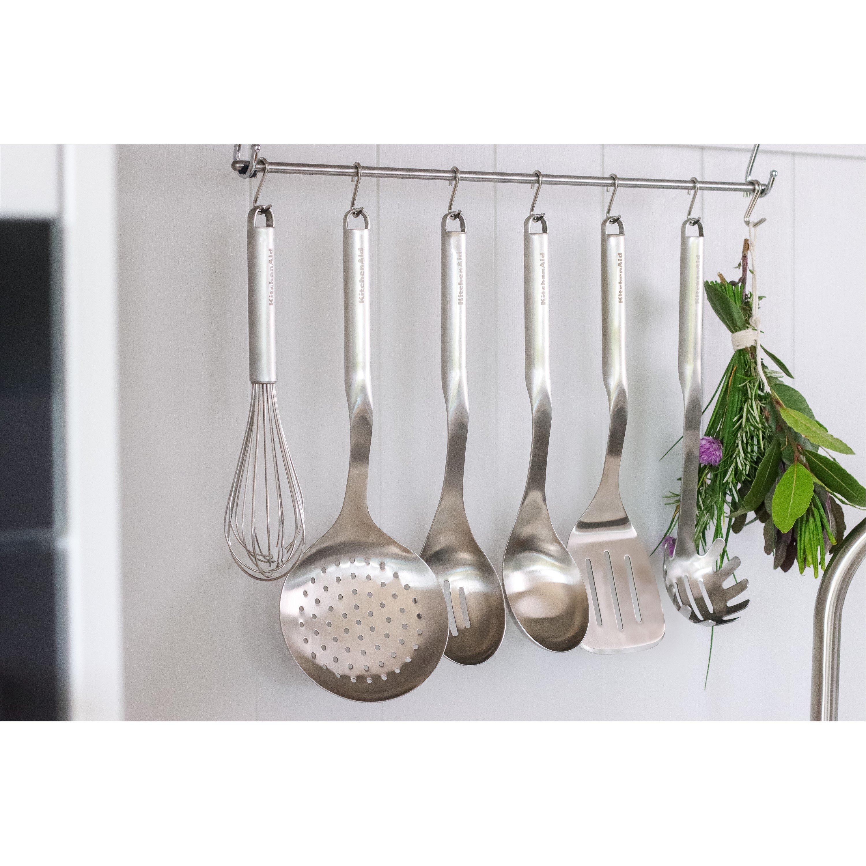 Silver - KitchenAid - KitchenAid Premium Stainless Steel Skimming Spoon - 3