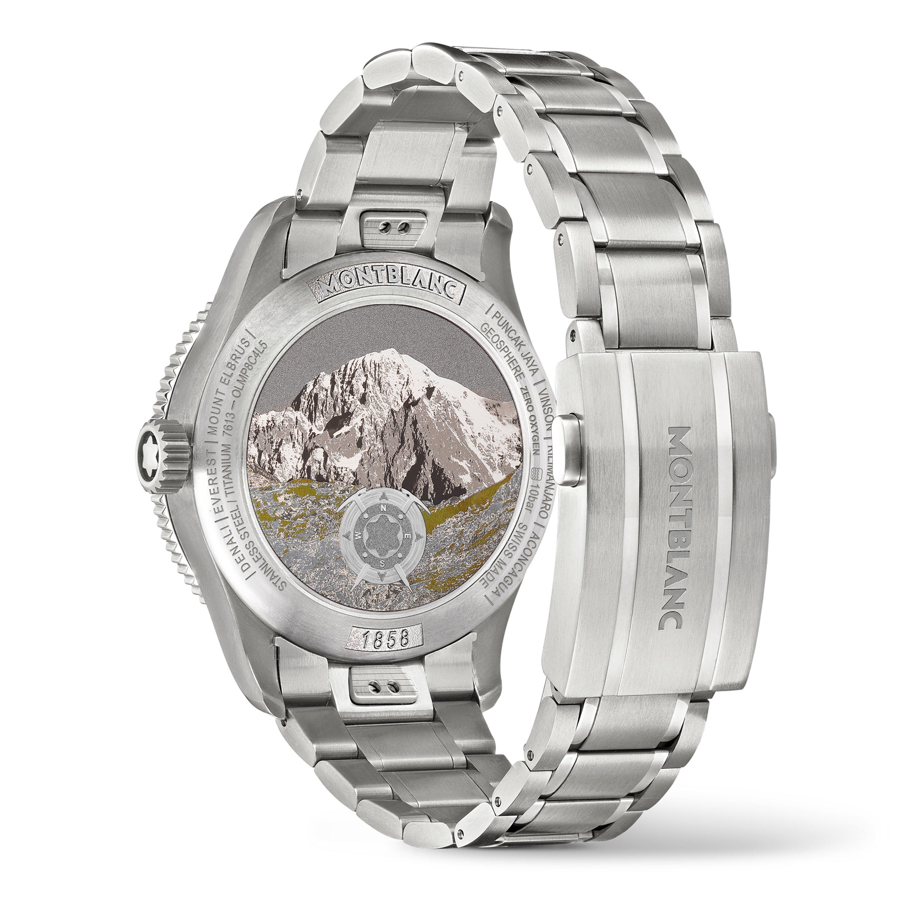 Green/silver - Montblanc - 1858 Geosphere Watch - 4