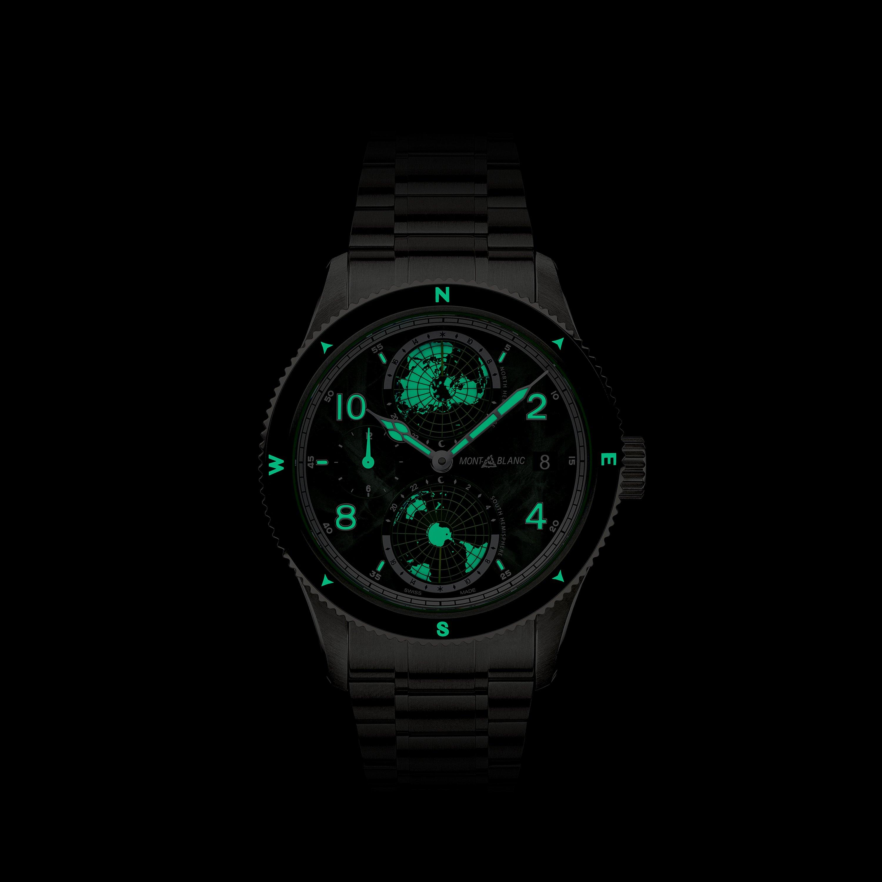 Green/silver - Montblanc - 1858 Geosphere Watch - 7