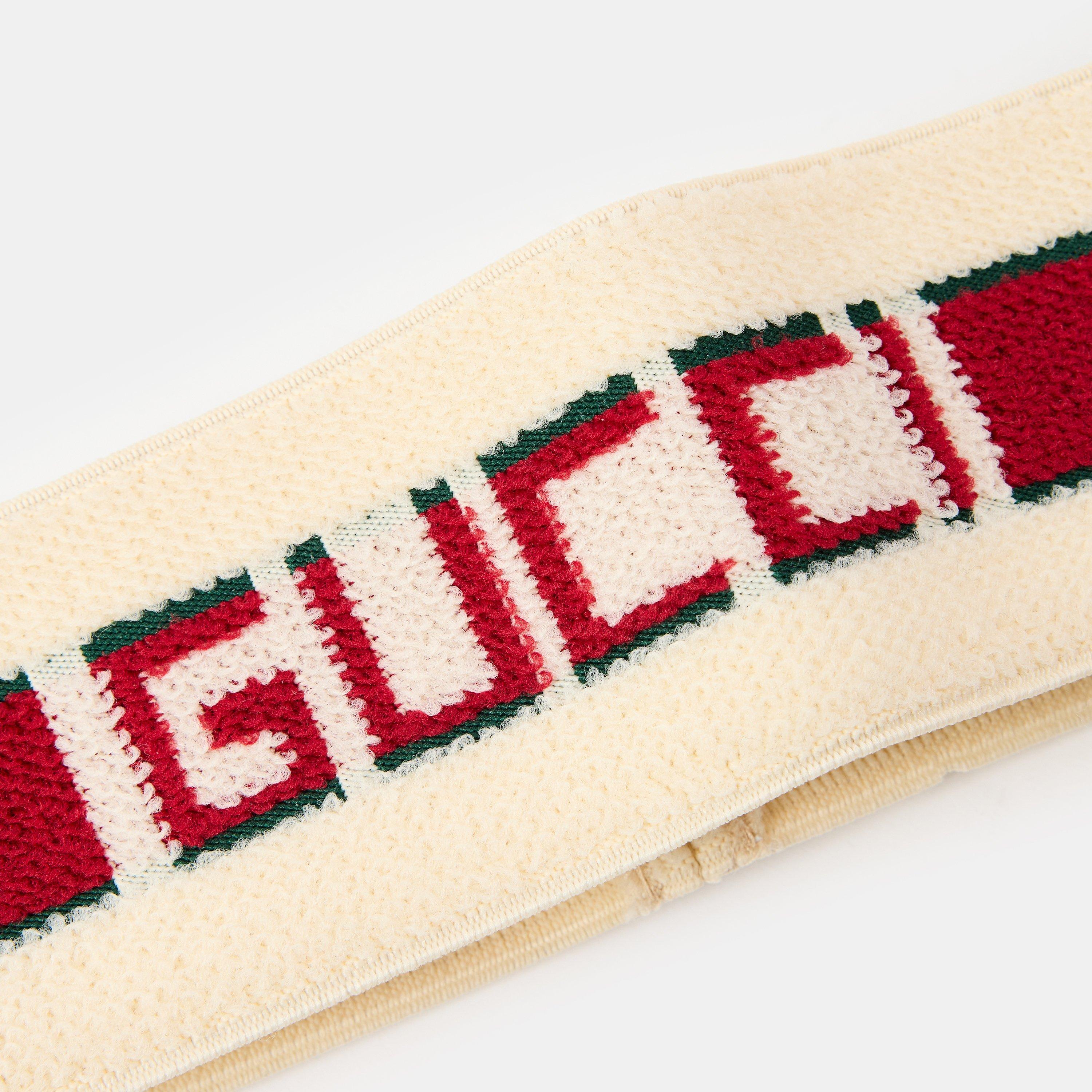 Ivory/Drk Grn - Gucci - Women's Headbands - 3