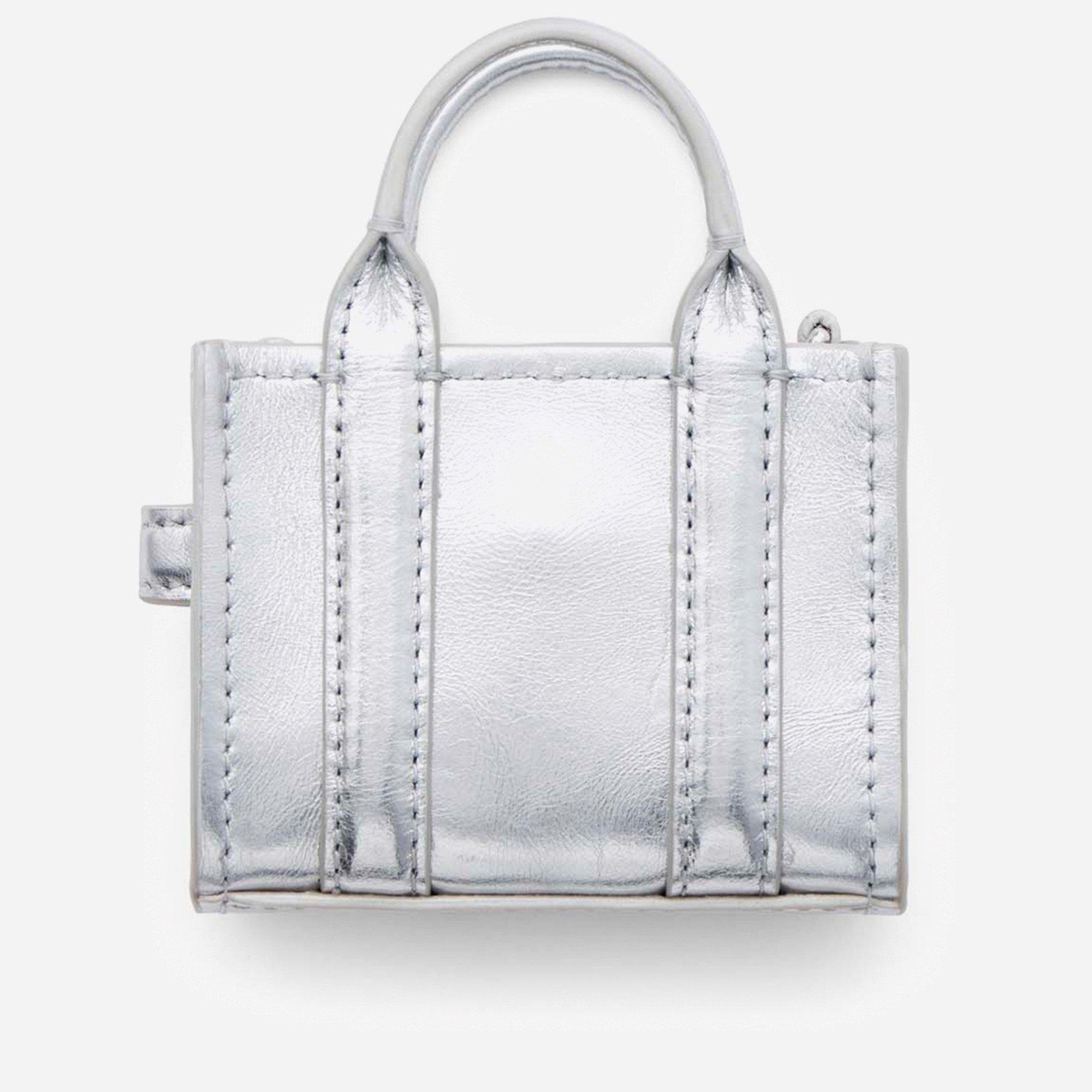 Silver - Marc Jacobs - Women's Lth Nano Chrome Charm - 2