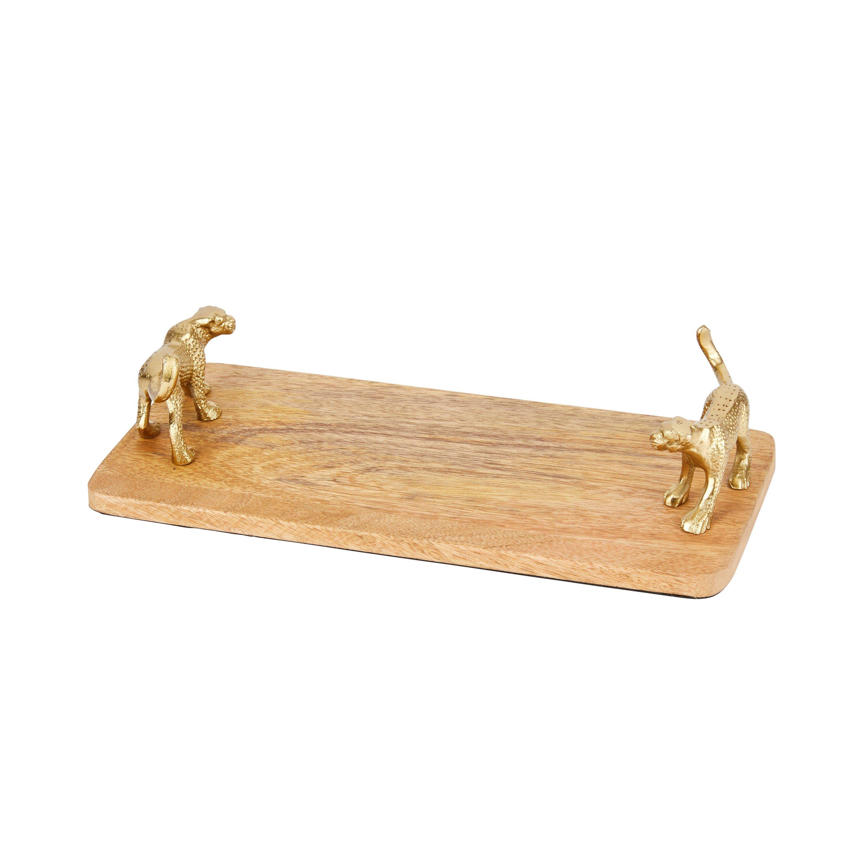 Artesa  Mango Wood Rectangular Serving Platter - Brown - 32x15x7cm
