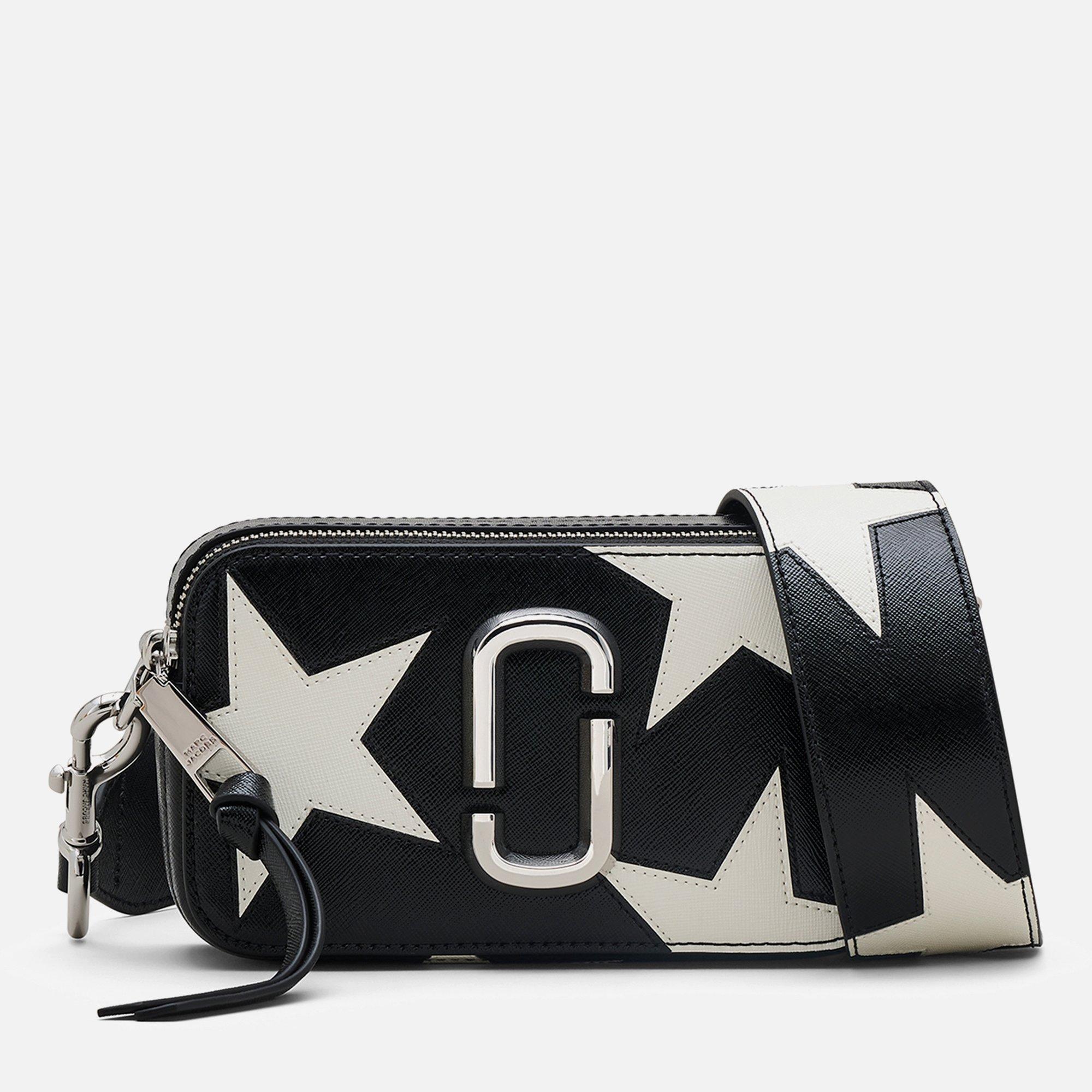 Marc Jacobs Women's Black/White Snapshot Shoulder Bags
