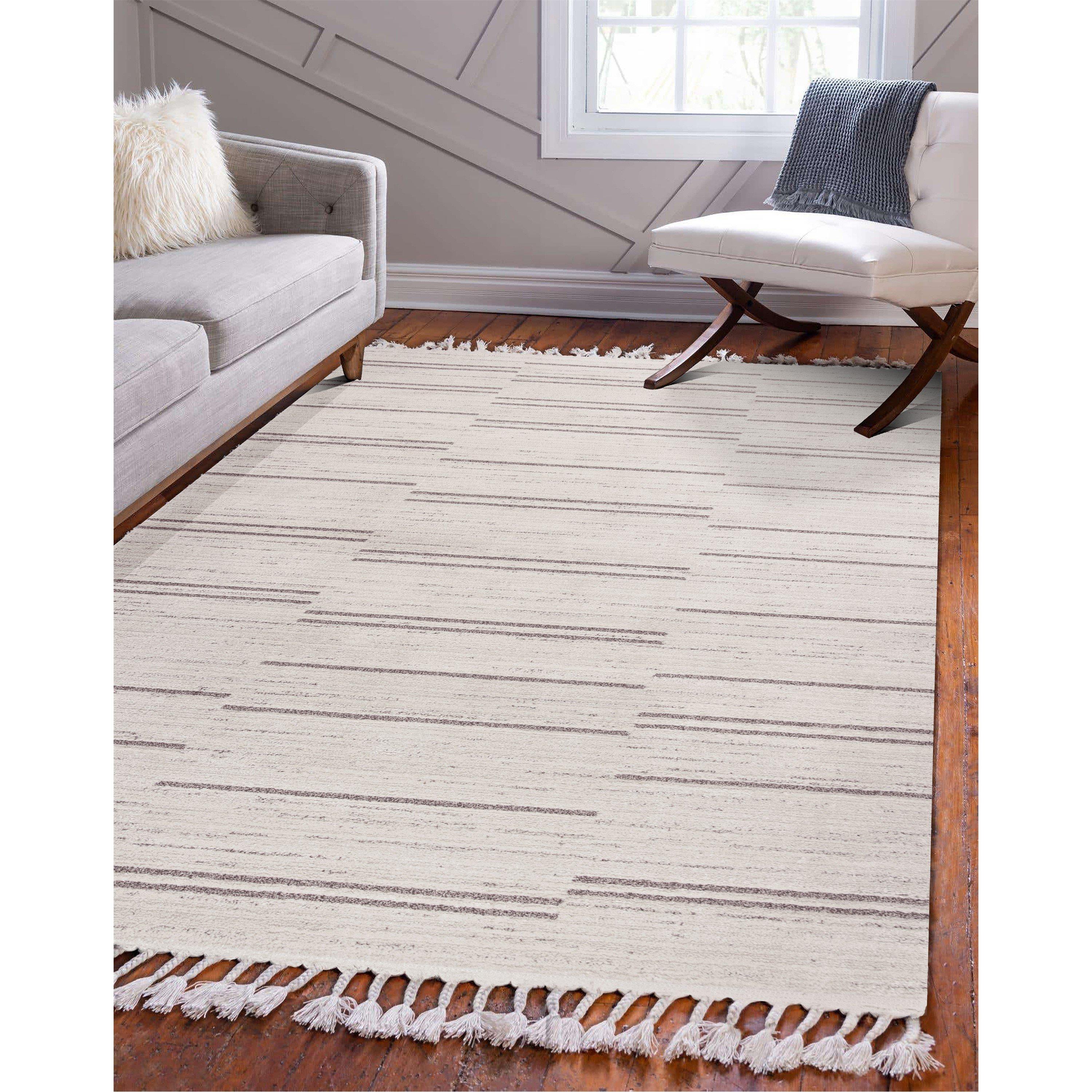 Cream - Esselle - Arctic Vista Natural / Mink 160 x 230cm Rug - 6