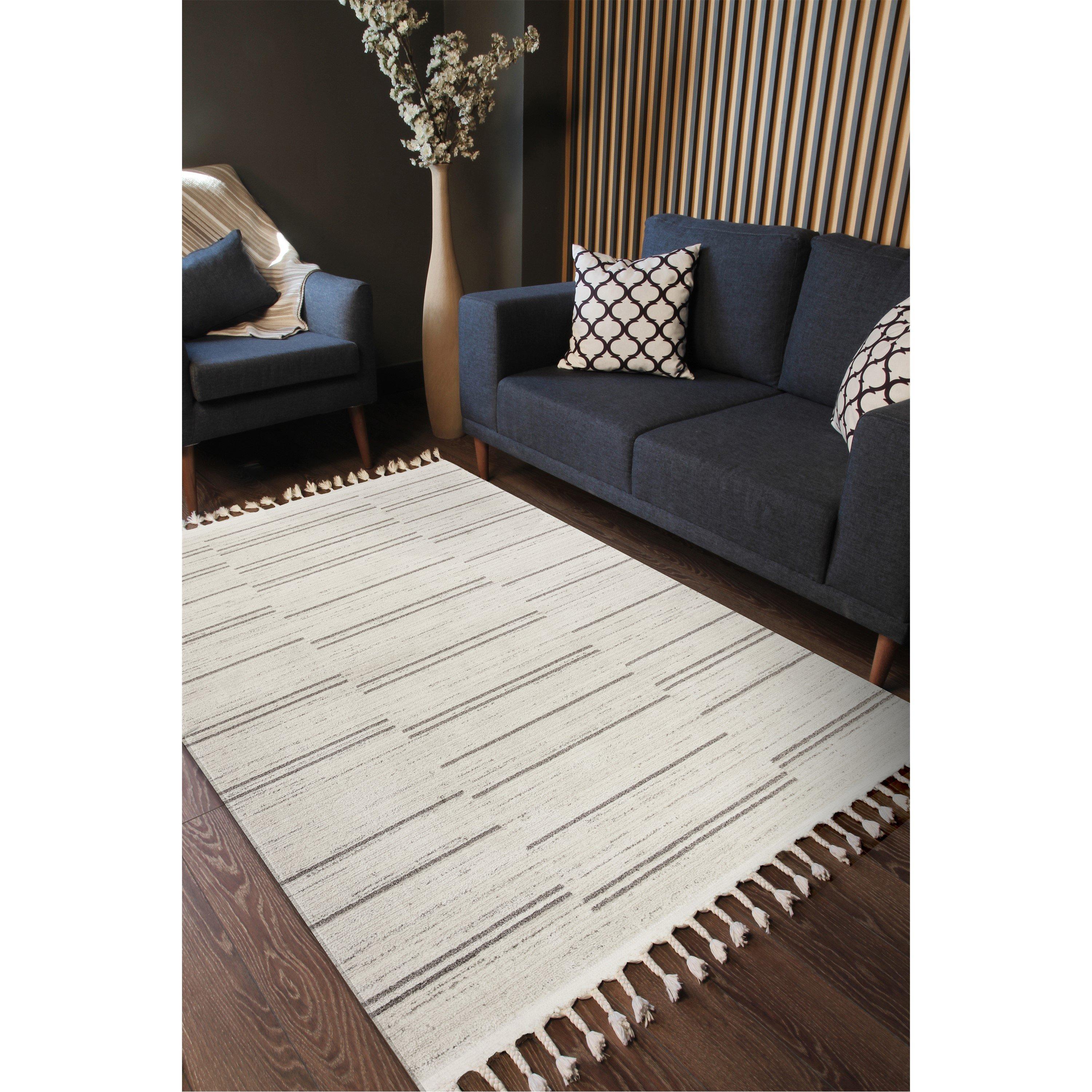 Cream - Esselle - Arctic Vista Natural / Mink 160 x 230cm Rug - 7