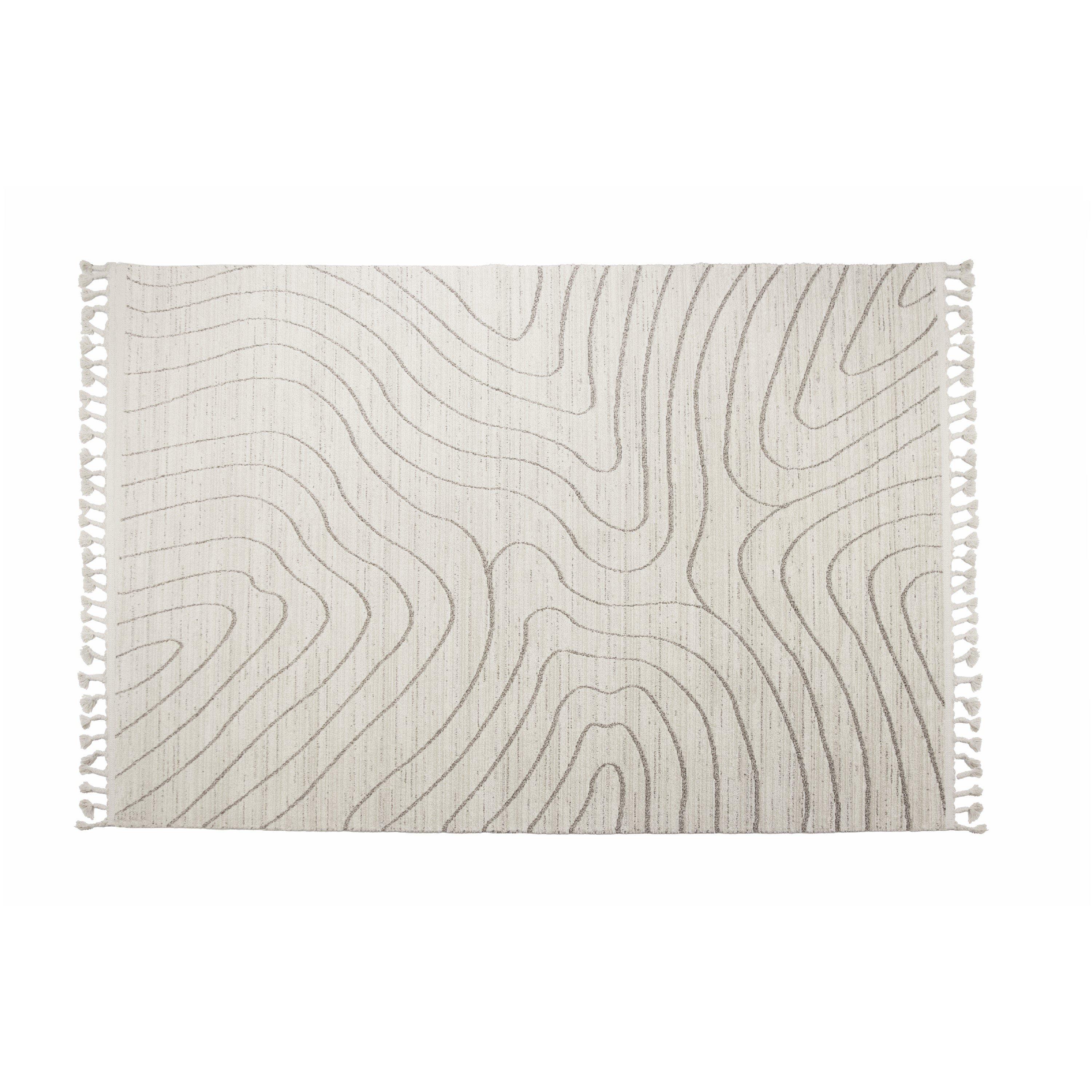 Cream - Esselle - Arctic Contour Natural / Mink 160 x 230cm Rug - 1