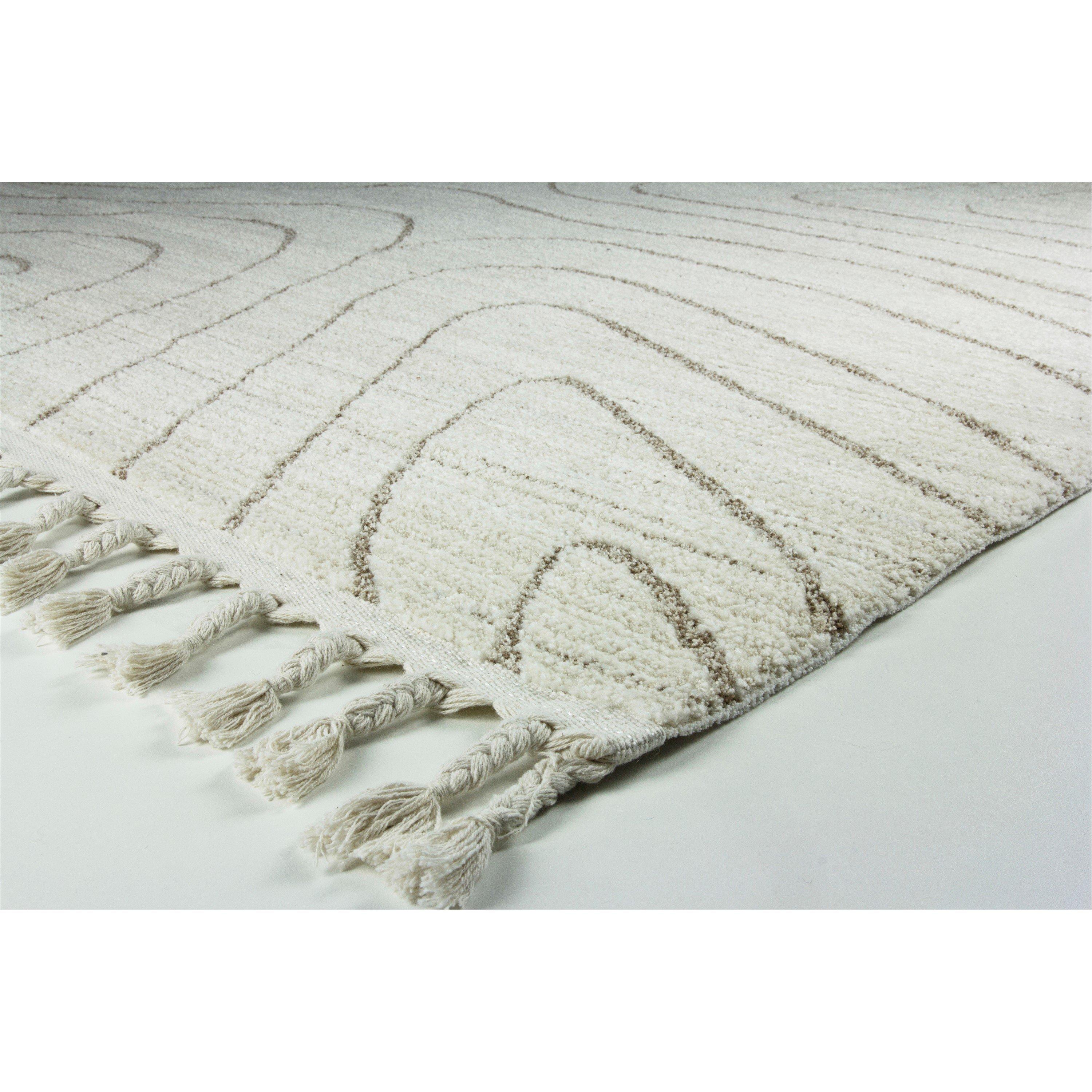 Cream - Esselle - Arctic Contour Natural / Mink 160 x 230cm Rug - 2
