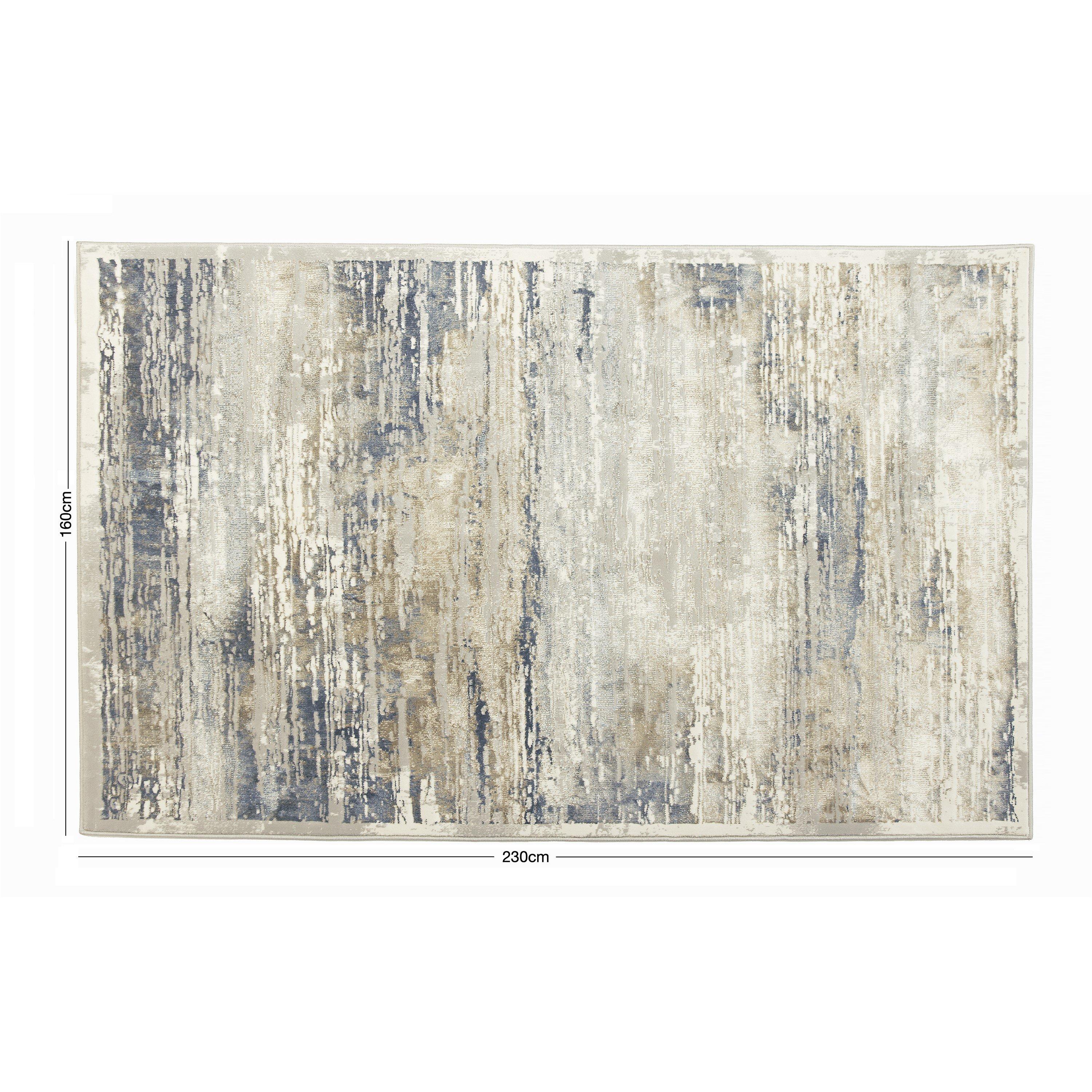Blue - Esselle - Solar Neptune Natural / Blue 160 x 230cm Rug - 5