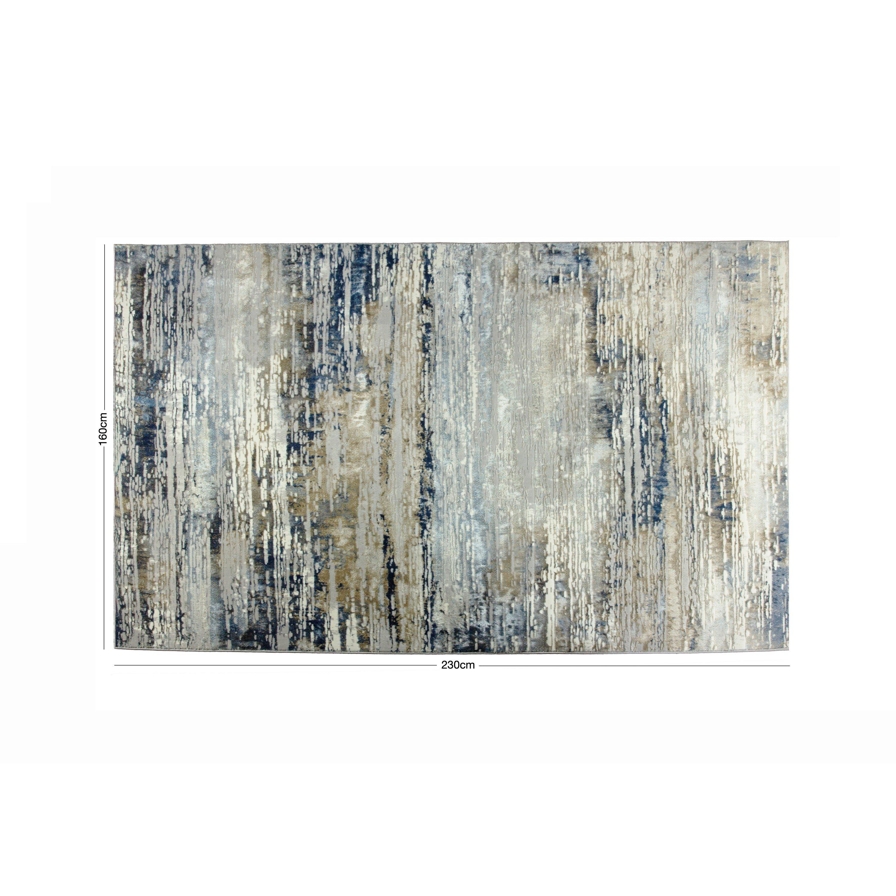 Blue - Esselle - Solar Neptune Natural / Blue 160 x 230cm Rug - 8