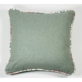 Esselle Eden Plain/Nima Floral Mineral Green Cushion