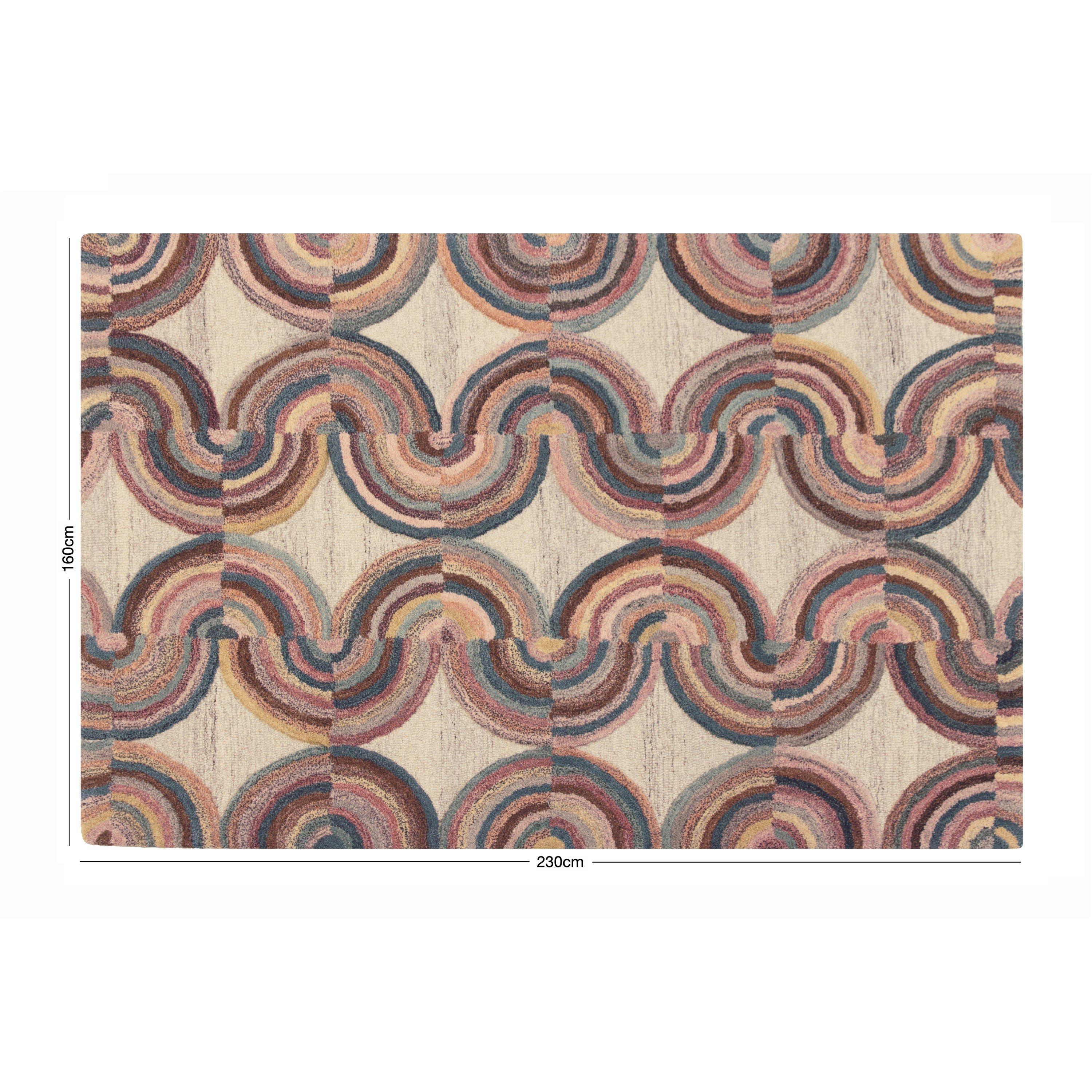 Multicoloured - Esselle - Radiant Isabella Multi 160 x 230cm Rug - 5