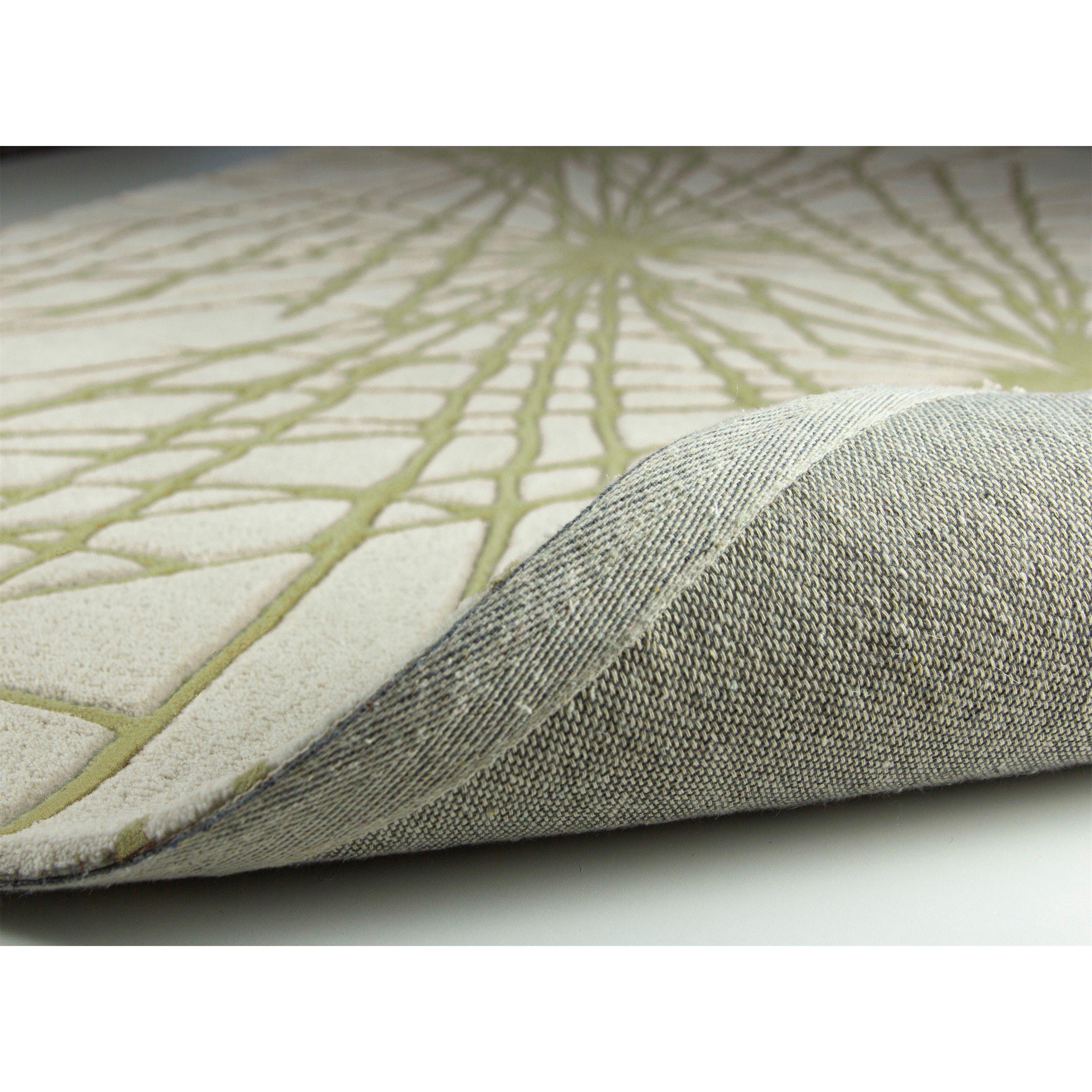 Green - Esselle - Aura Starburst Natural / Sage Green 120 x 170cm Ru - 4