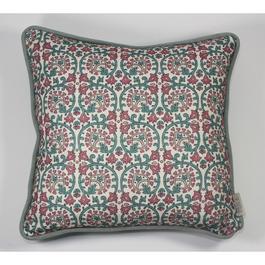 Esselle Veda Linen Teal/Raspberry Cushion