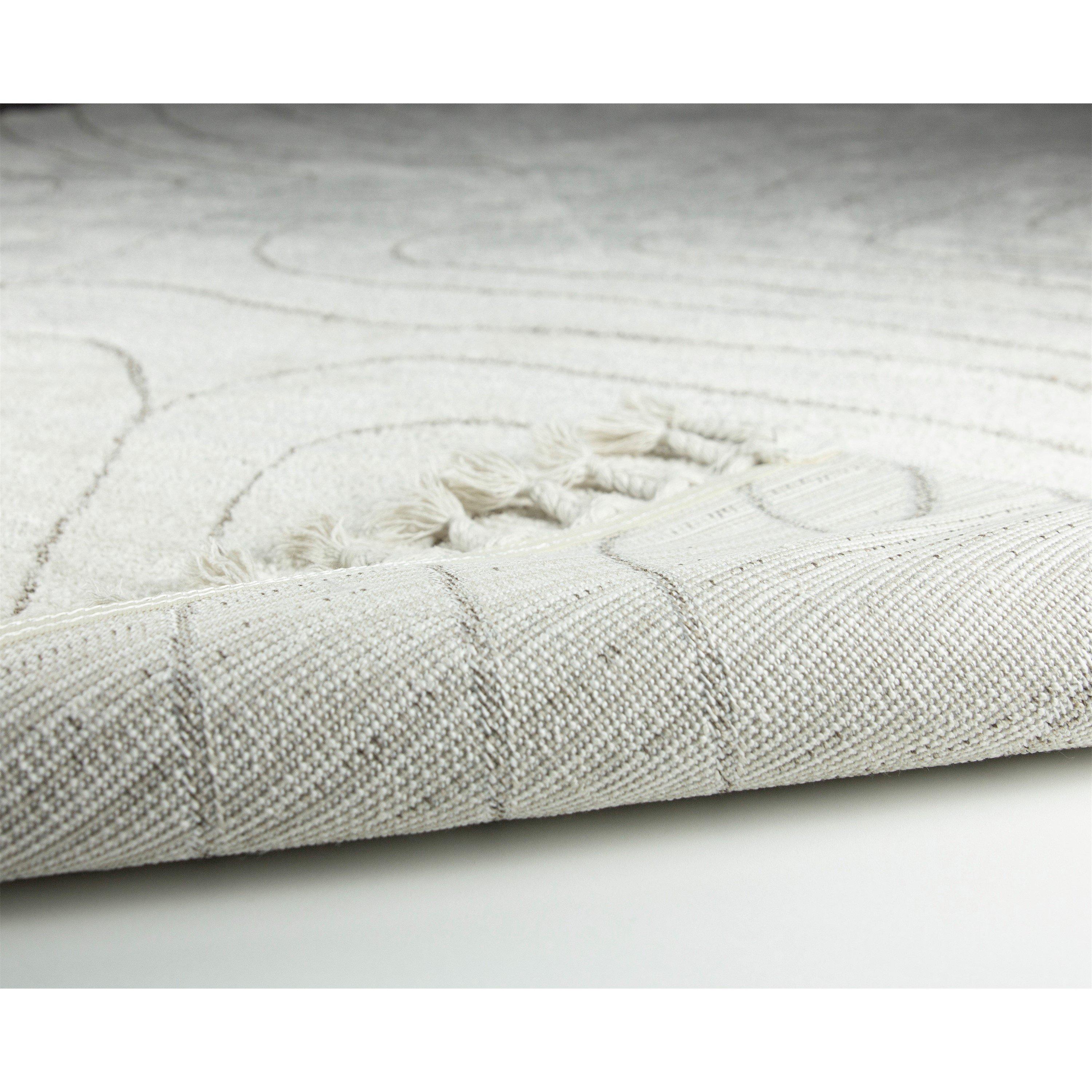 Cream - Esselle - Arctic Contour Natural / Mink 120 x 170cm Rug - 4